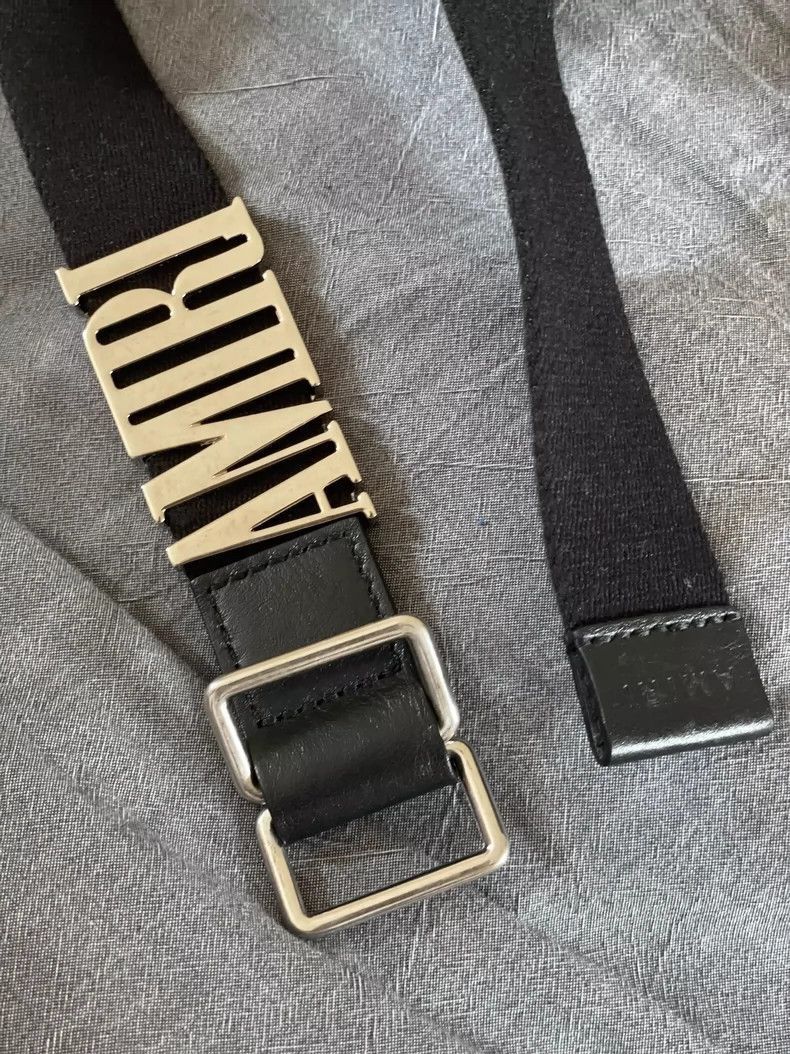 Amiri AMIRI Canvas logo belt -DMC-2508 Size ONE SIZE - 3 Thumbnail