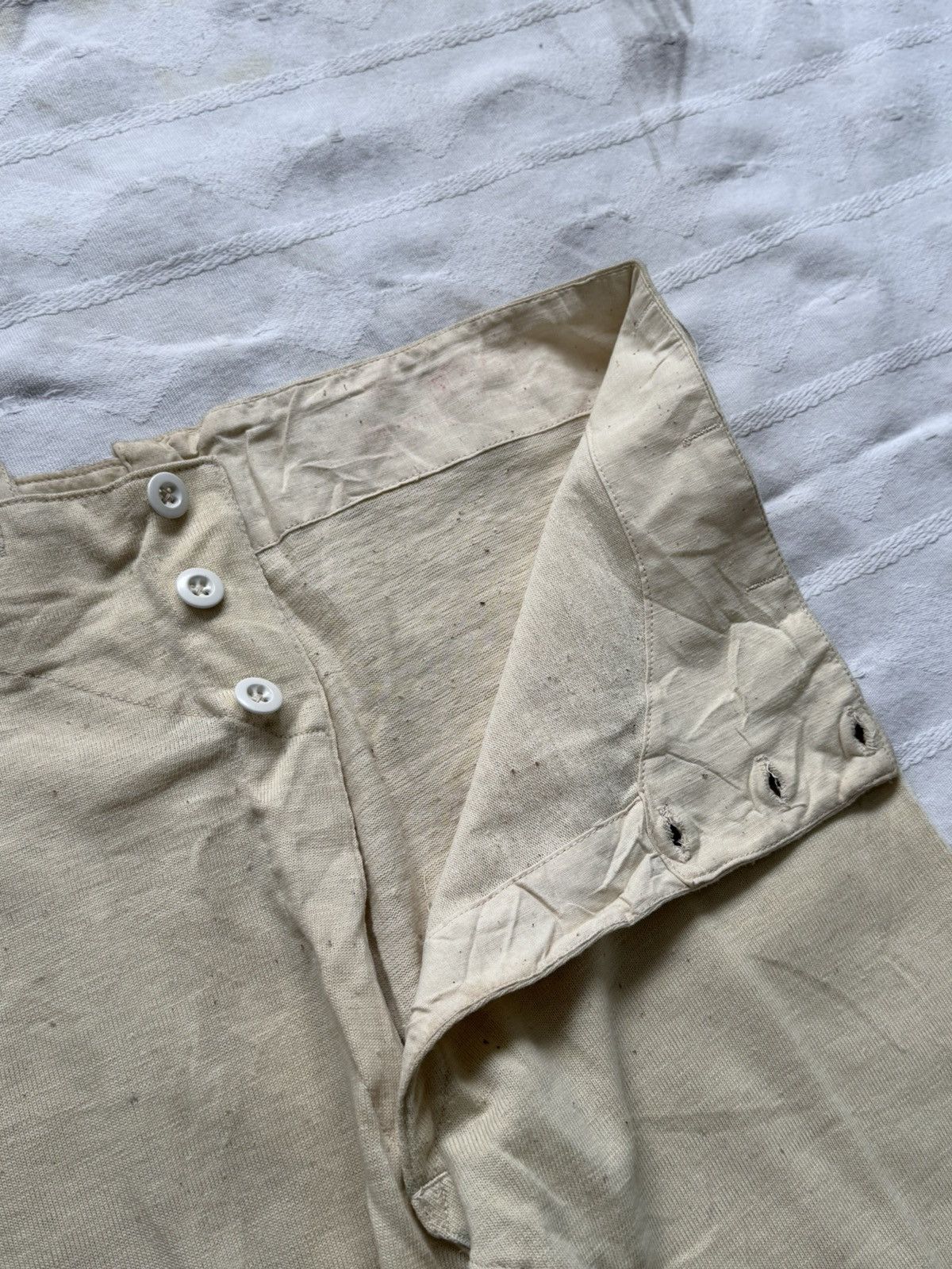 Vintage Vintage 1951 Dated French Military Underwear Thermal Pants Size US 32 / EU 48 - 7 Thumbnail
