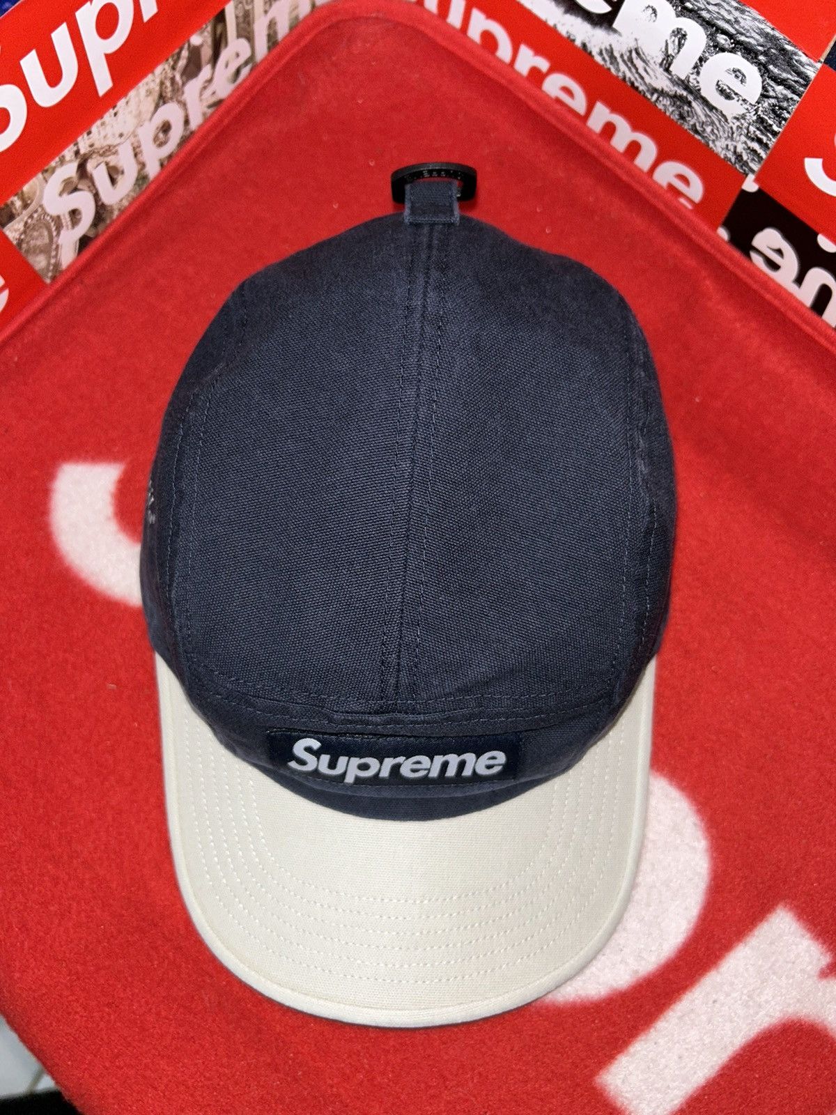 Supreme Supreme Ventile 2-Tone Camp Cap Navy SS25 NEW Size ONE SIZE - 3 Thumbnail