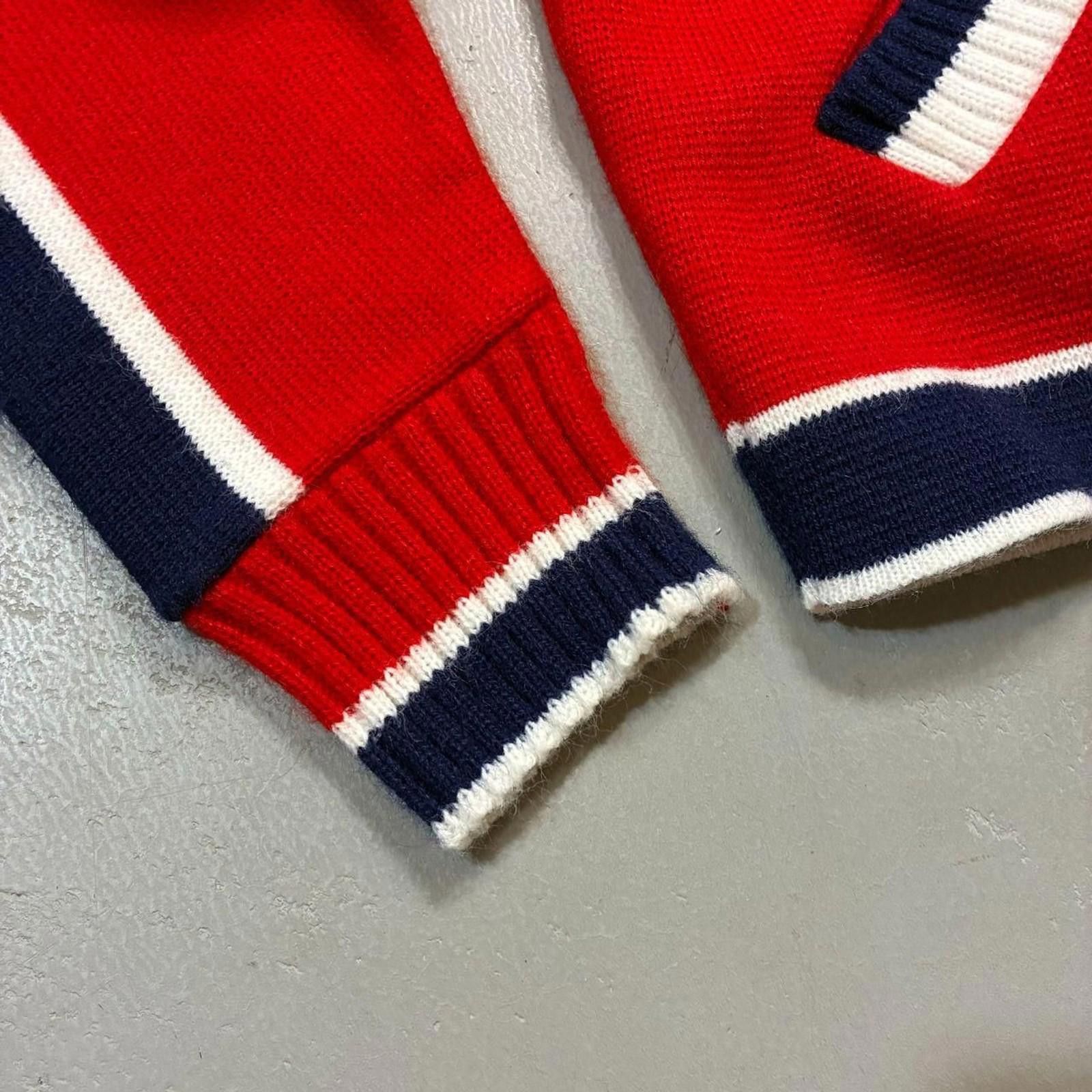Sears 1980s Sears Orlon Acrylic Knit Track Jacket Zip-Up Size US M / EU 48-50 / 2 - 3 Thumbnail