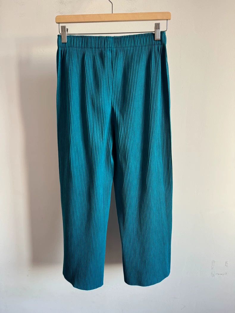 Issey Miyake issey miyake size:one size Blue-cyan trousers 2506-Nextarr Size 42" / US 20 - 2 Thumbnail