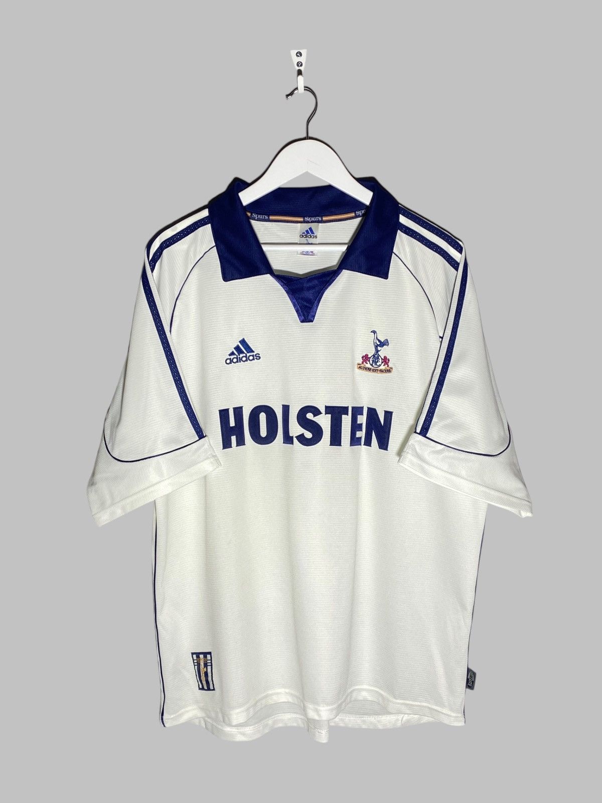 Adidas × Vintage Vintage Tottenham Hotspur 1999/00 Home Football Shirt Size US XL / EU 56 / 4 - 1 Thumbnail