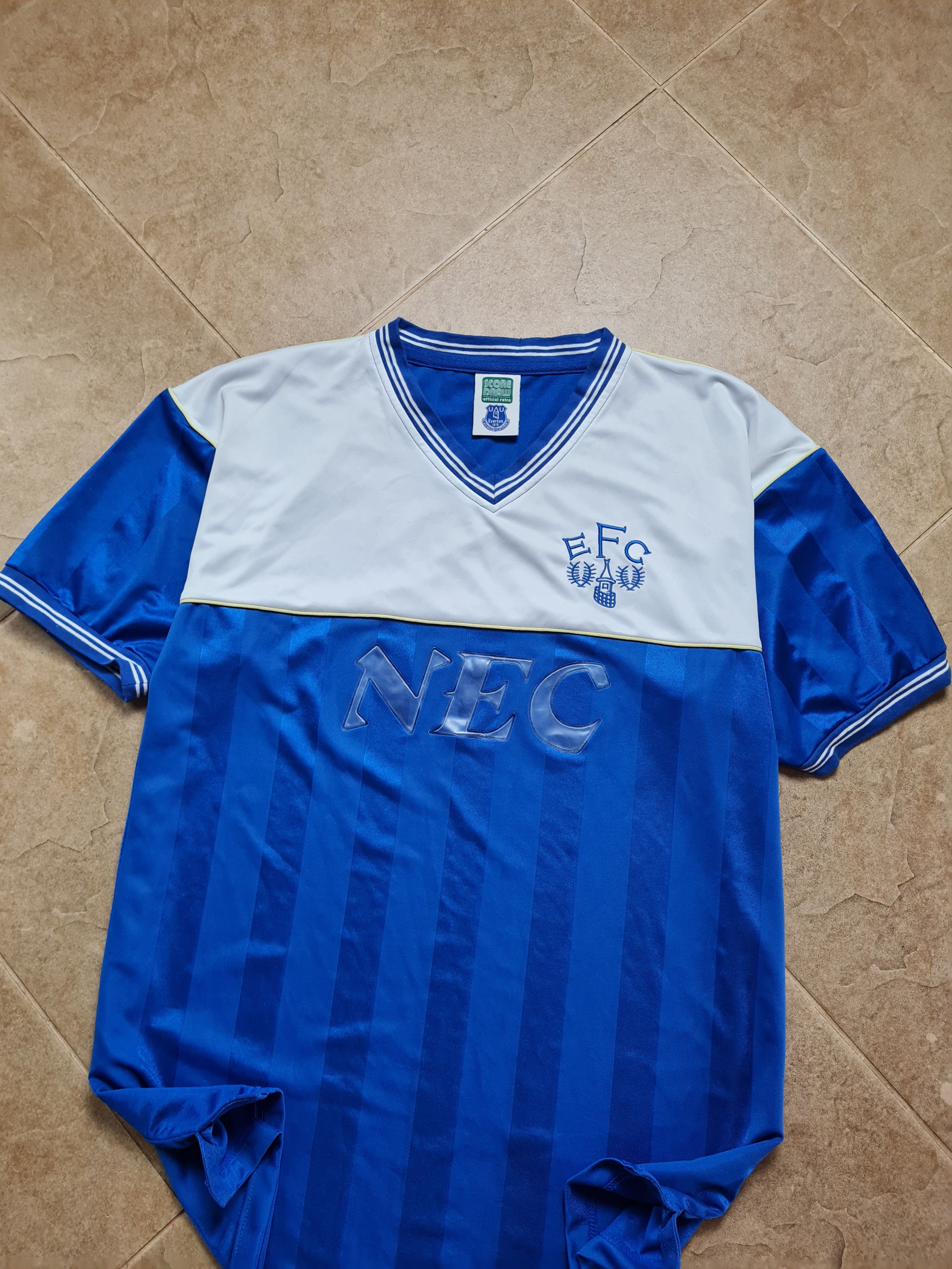 Other SOCCER SHIRT RETRO REPLICA FC EVERTON 1985/1986 JERSEY Size US XL / EU 56 / 4 - 3 Thumbnail