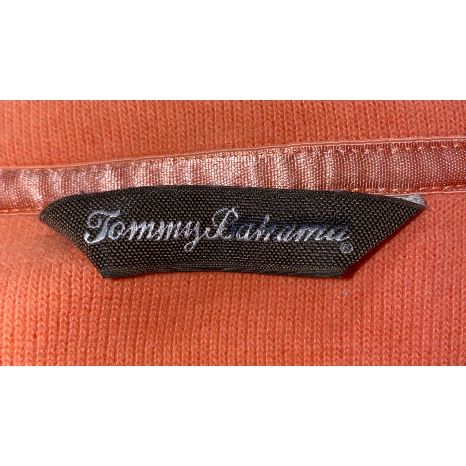 Tommy Bahama Tommy Bahama Orange 1/2 Zip Pullover Sweater - Men - Size S - Cotton Knit - Solid - Vintage? No Size US S / EU 44-46 / 1 - 6 Thumbnail