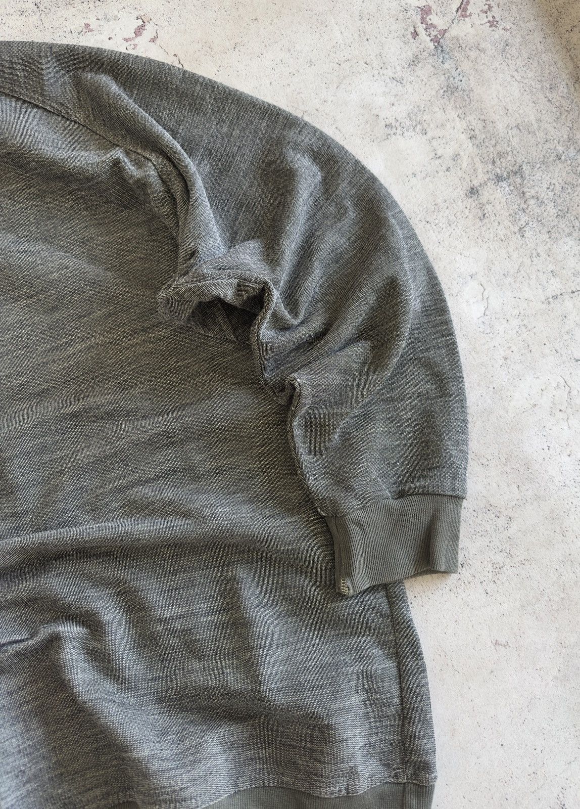 Fred Perry Vintage Fred Perry Gray Cotton Sweatshirt Made In Germany Size US XXL / EU 58 / 5 - 6 Thumbnail