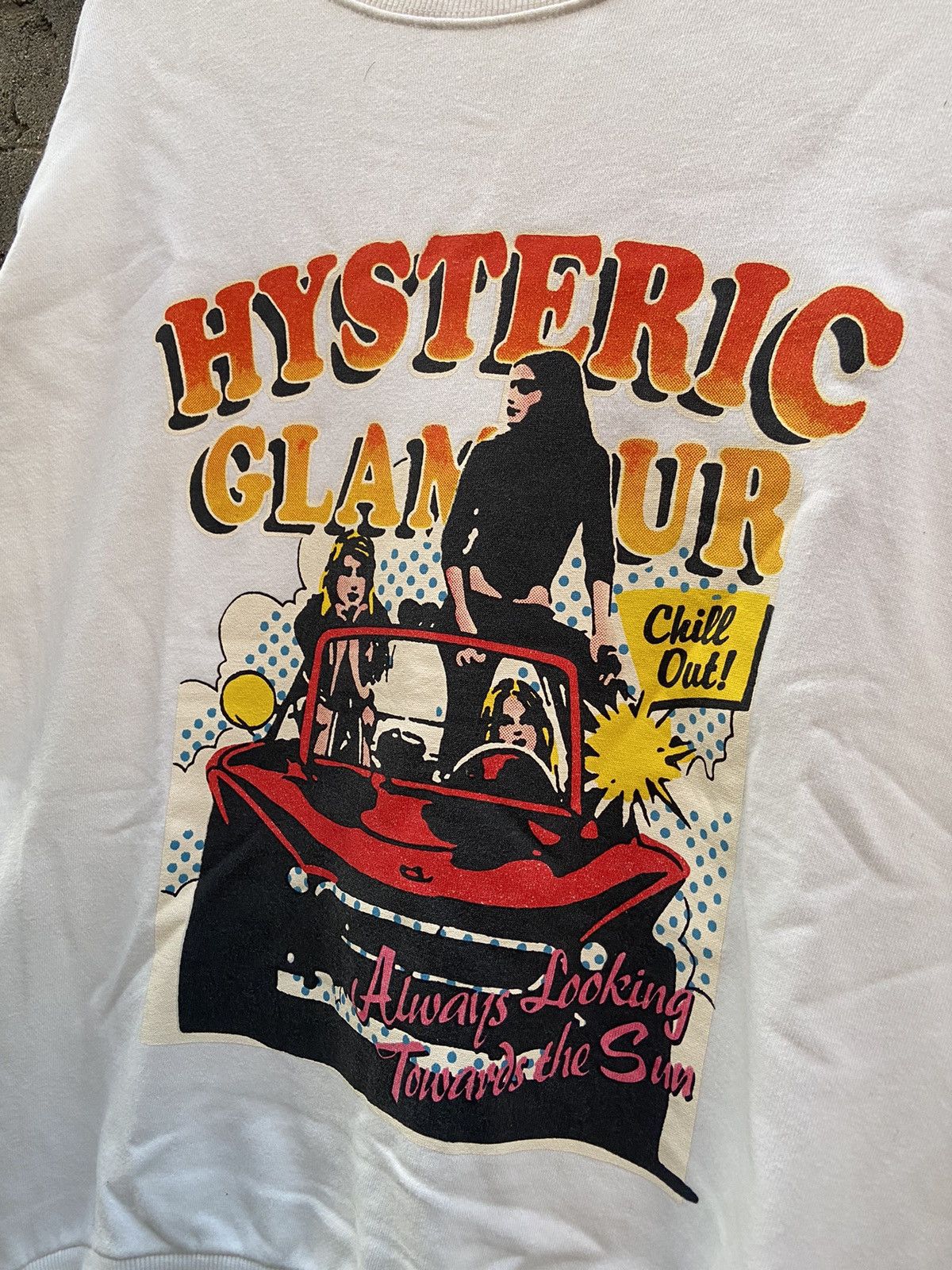 Hysteric Glamour 2000s Y2K sweatshirt women art double zipper Size US L / EU 52-54 / 3 - 4 Thumbnail