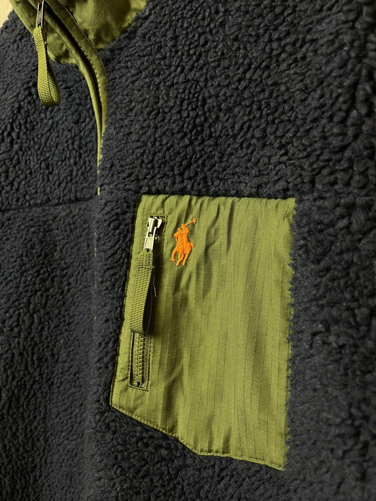 Polo Ralph Lauren Polo Ralph Lauren Full-Zip Fleece Jacket Size US L / EU 52-54 / 3 - 3 Thumbnail