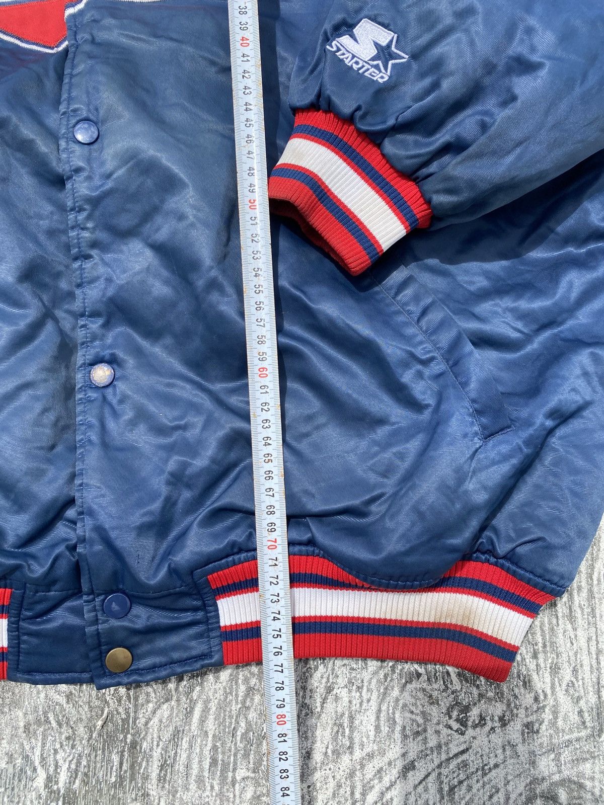 Starter Vintage jacket Indians cleveland Size US XXL / EU 58 / 5 - 7 Thumbnail
