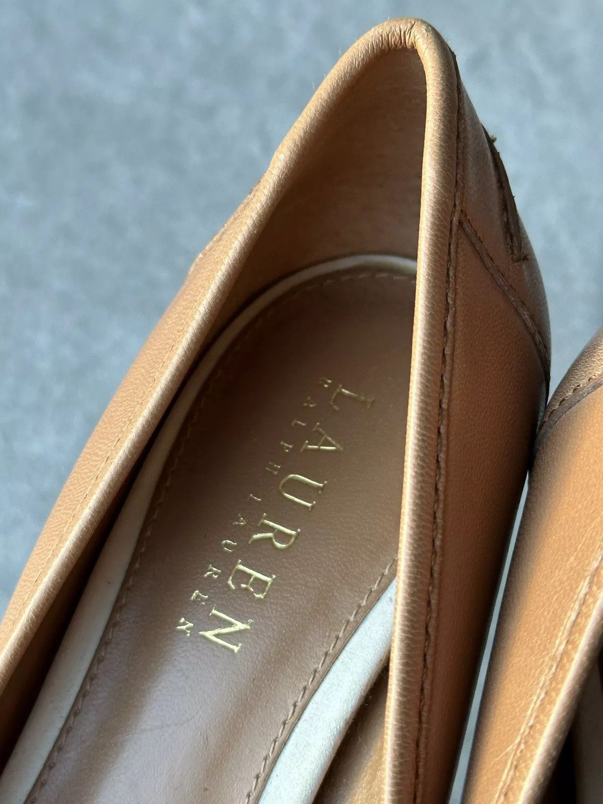 Polo Ralph Lauren Lauren Polo Ralph Lauren Heels Leathers Brown Shoes Size US 7 / IT 37 - 6 Thumbnail