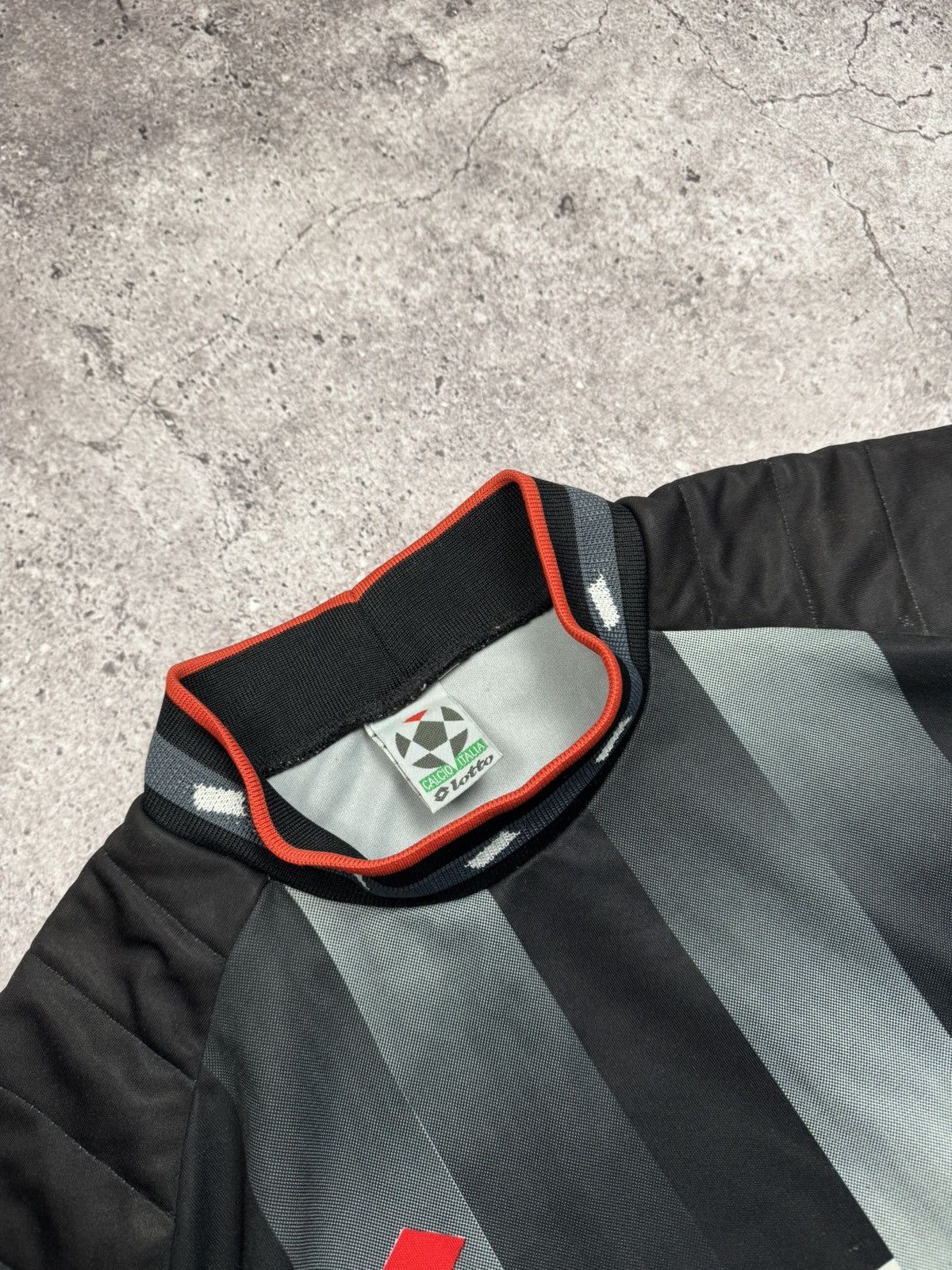 Lotto Sport Vintage / Y2K 1990s Lotto Soccer Goalkeeper Jersey Calico Size US XL / EU 56 / 4 - 6 Thumbnail