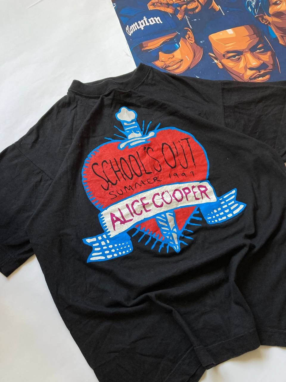 Vintage Rare Vintage Alice Cooper 1997 Out Of Schools Tee Size US L / EU 52-54 / 3 - 2 Thumbnail