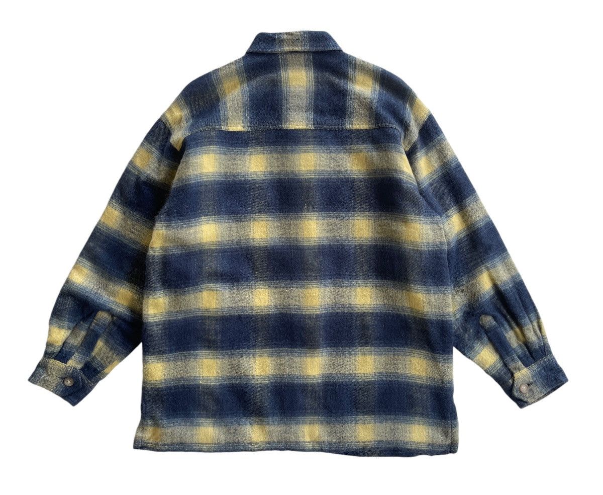 Flannel Vintage 90s Sand Beige Quilted Flannel Jacket Size US M / EU 48-50 / 2 - 3 Thumbnail