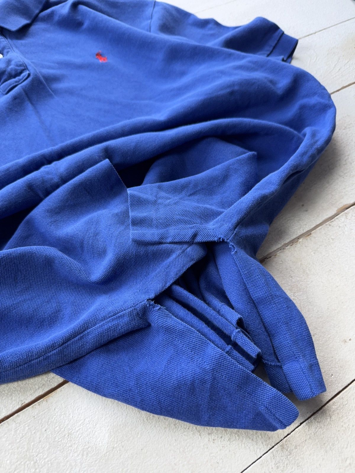 Polo Ralph Lauren Vintage 90s Retro Basic Polo Ralph Lauren Blue Polos Y2K Size US XL / EU 56 / 4 - 5 Thumbnail