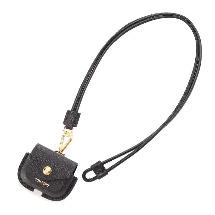 Tom Ford o1loc1c0126 Y0304T Size: OS / AirPods Case in Black Size ONE SIZE - 1 Thumbnail