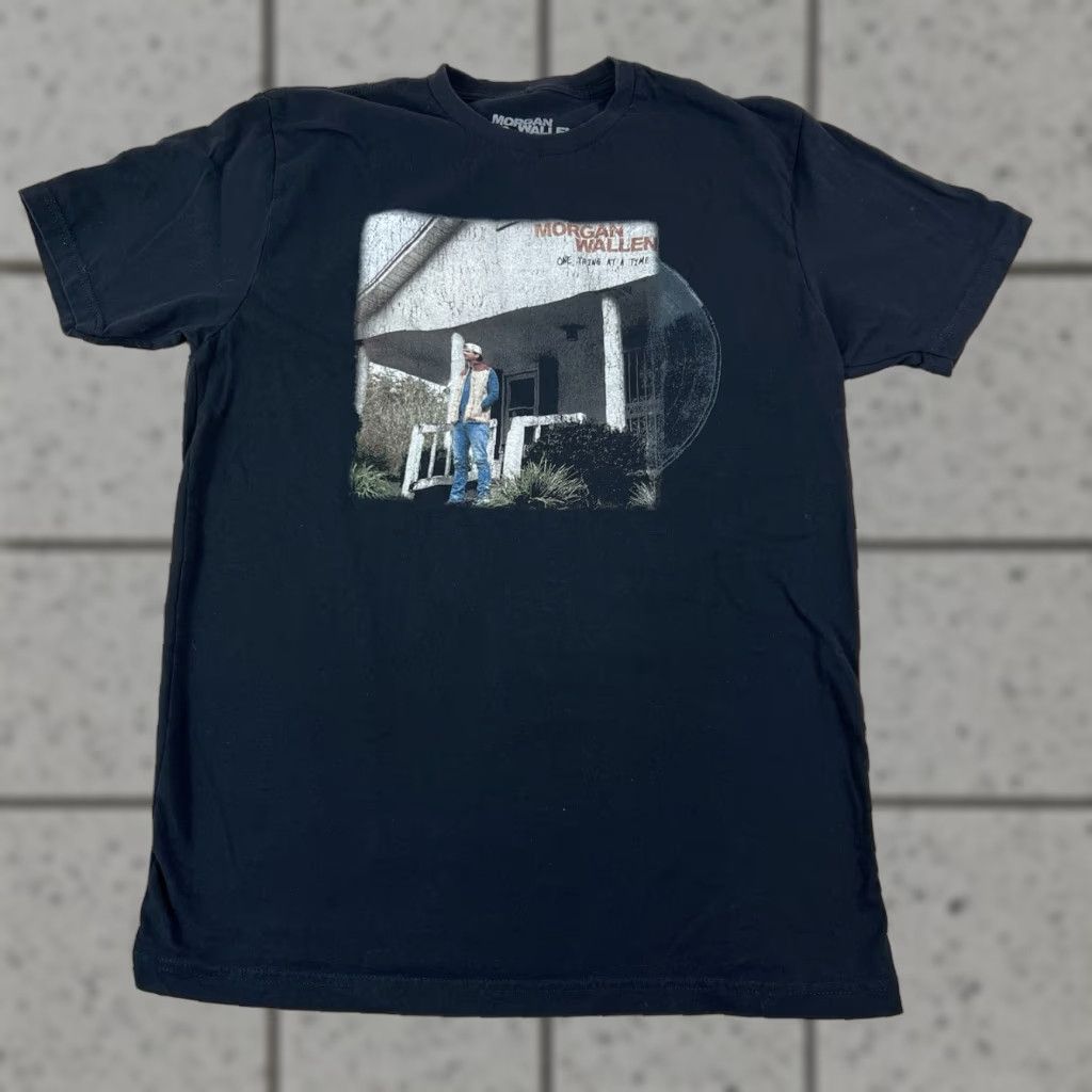Vintage Morgan Wallen One Thing At A Time Tour T Shirt L Unisex Adults Short Sleeve Black Music Size L Size US L / EU 52-54 / 3 - 1 Thumbnail