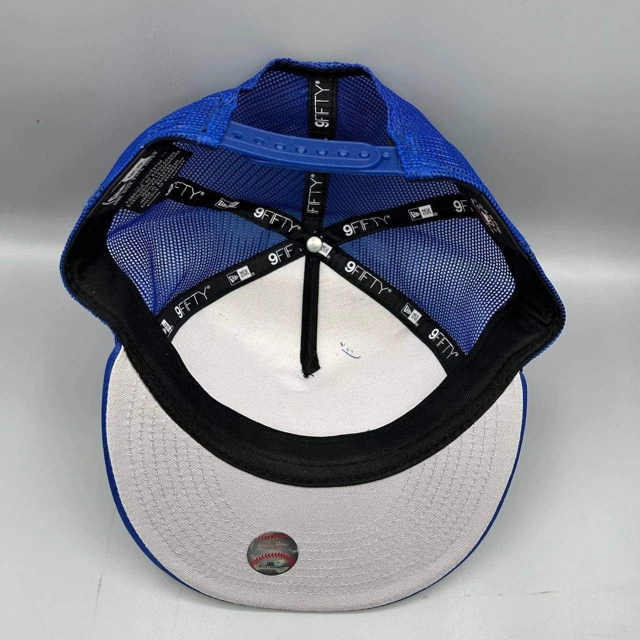 New Era New York Mets Trucker Hat Men Blue Snap Back Cap Size ONE SIZE - 2 Thumbnail