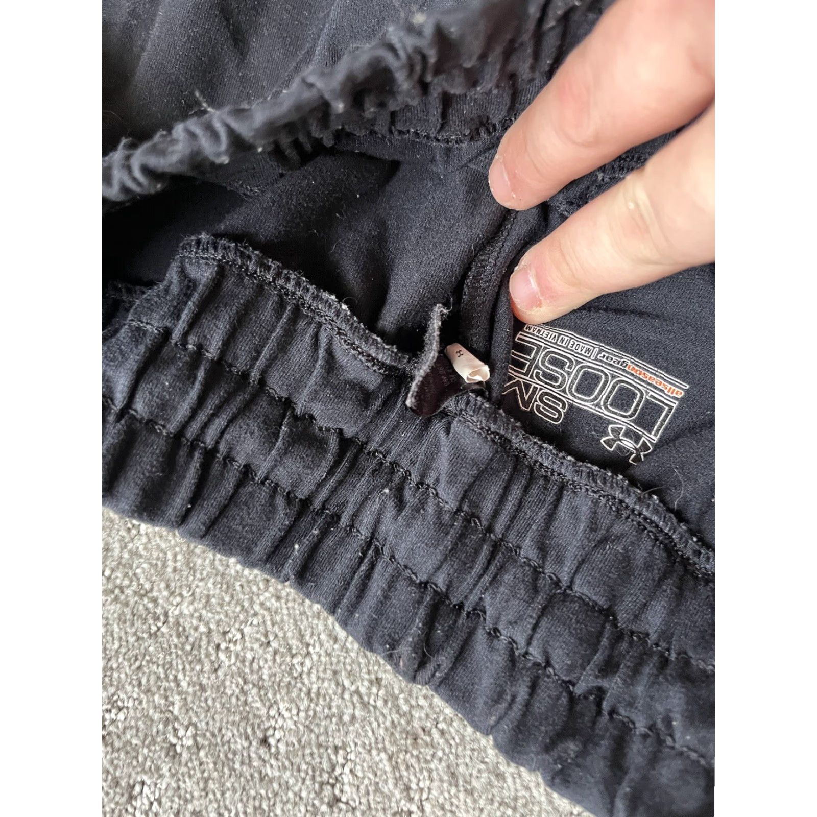 Under Armour Under Armour Jogger Pants Mens Small Black Casual Loose Fit All Season Size US 29 - 5 Thumbnail