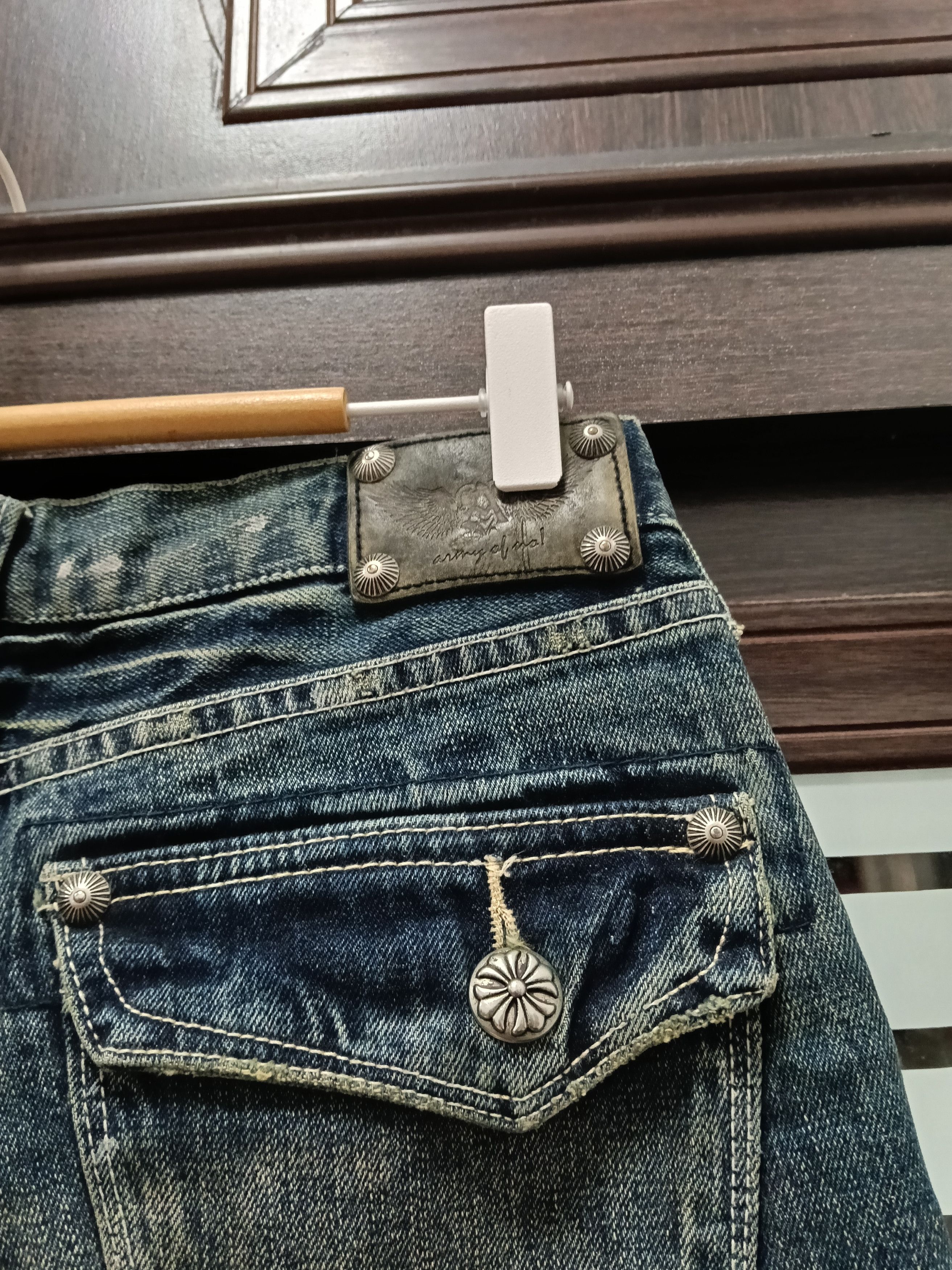 Le Grande Bleu (L.G.B.) 💥Flared Bootcut Trim.Co.Ltd Rock & Love Japanese Denim💥 Size US 29 - 15 Thumbnail