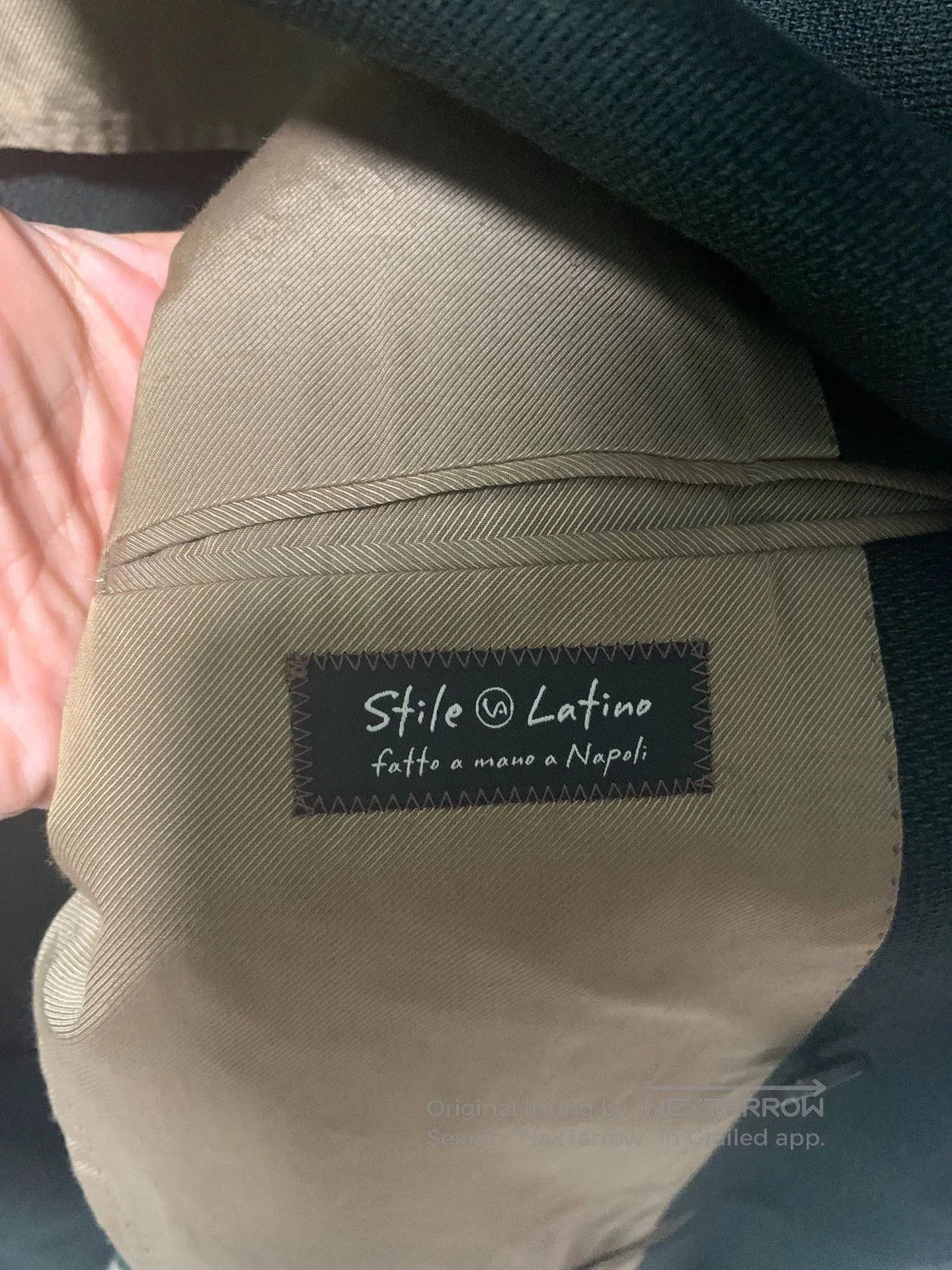 Stile Latino Green Double-Breasted Light Jacket. Size US M / EU 48-50 / 2 - 6 Thumbnail