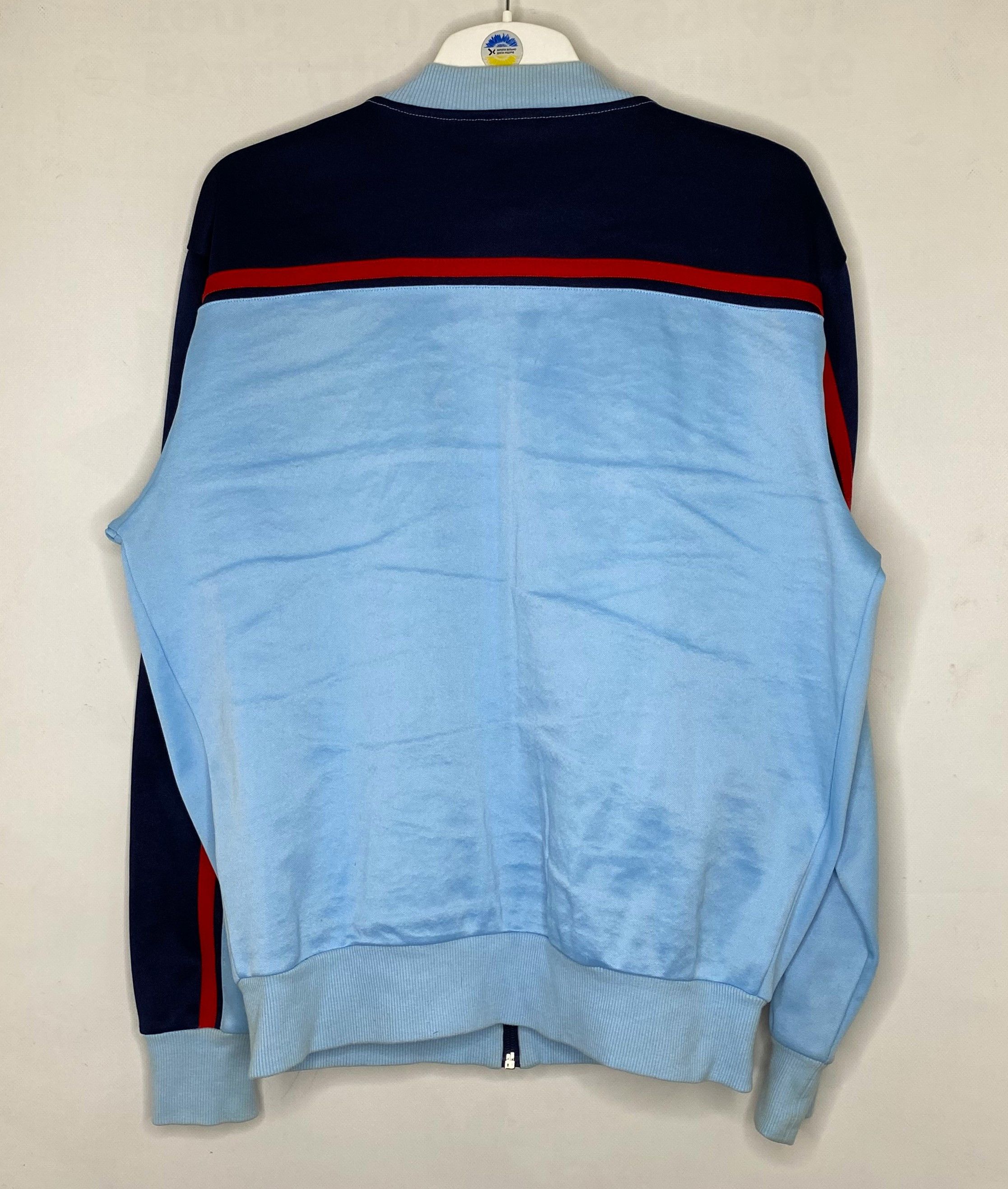 UEFA × Umbro MANCHESTER CITY 1982 RETRO TRACK JACKET FOOTBALL SOCCER Size US L / EU 52-54 / 3 - 2 Thumbnail