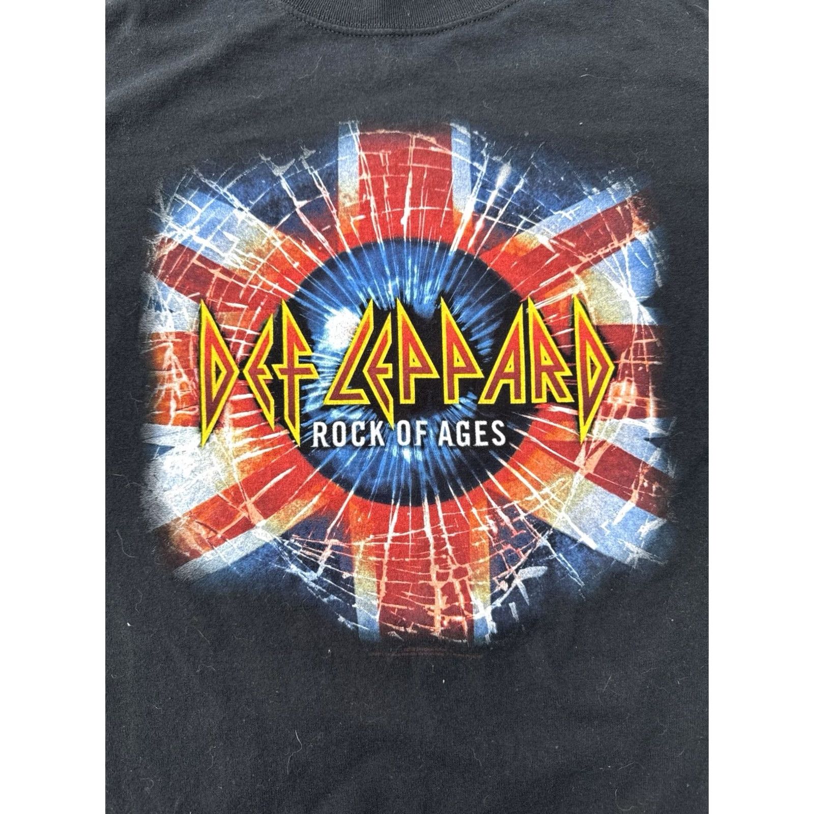 Anvil VINTAGE Def Leppard Rock of Ages Tour Band Shirt Black Anvil XL 2005 Size US XL / EU 56 / 4 - 4 Thumbnail