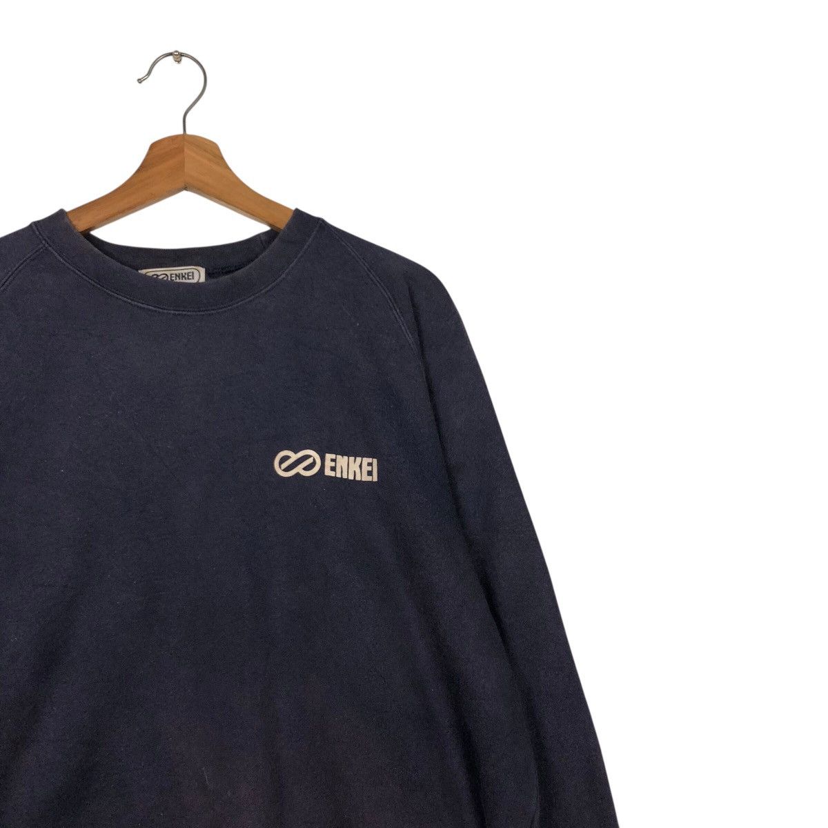 Vintage 📌Vintage Sweatshirt Racing Enkei Big Logo Issey Miyake Size US L / EU 52-54 / 3 - 7 Thumbnail