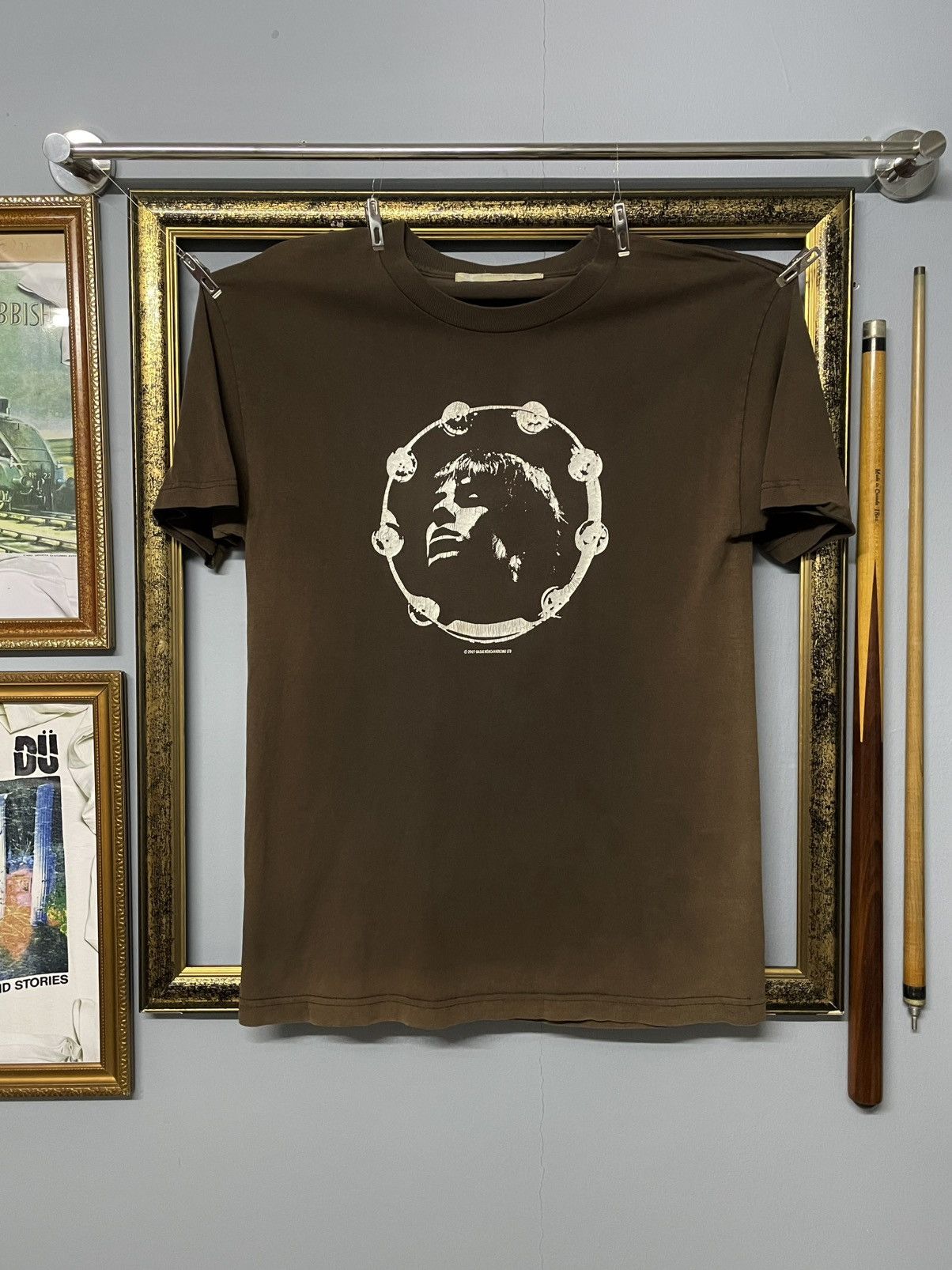 Vintage Vintage Oasis Sunfaded Liam Gallagher Tambourine Iconic Tee Size US M / EU 48-50 / 2 - 1 Thumbnail