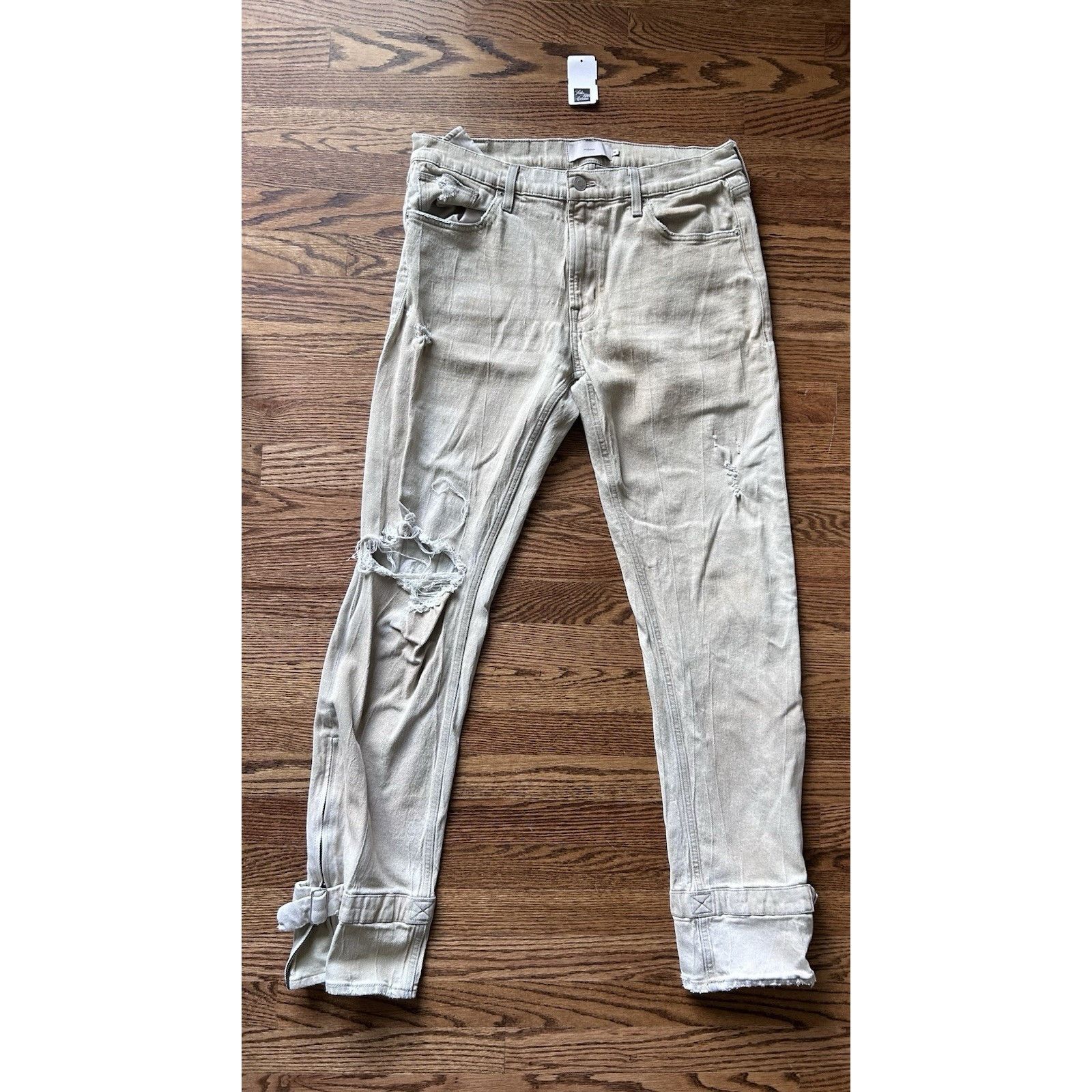 Hudson Hudson Men's Walker Kick Flare Distressed Jeans 36x32 420$ Size US 36 / EU 52 - 1 Thumbnail