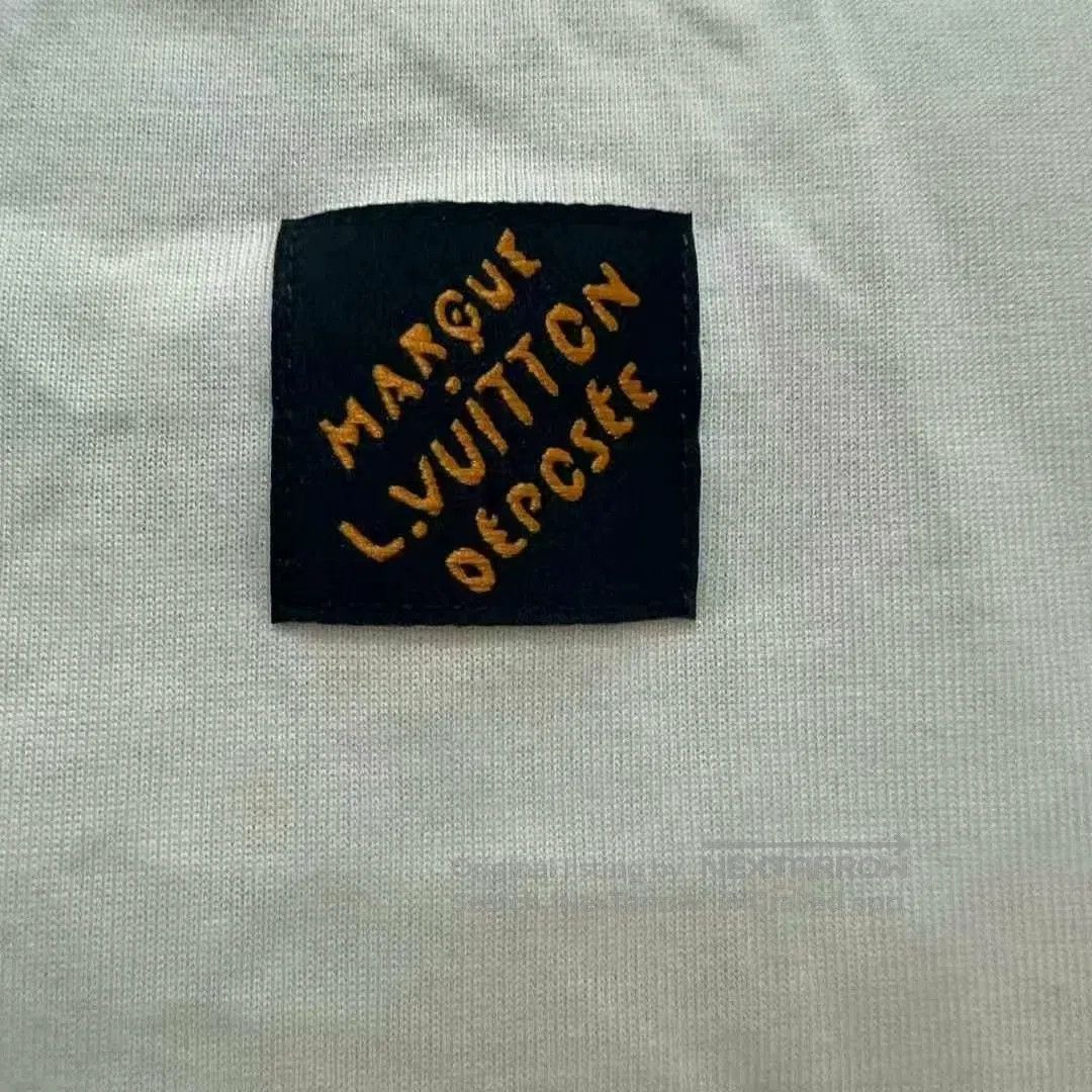 Louis Vuitton Louis Vuitton White Clover Short Sleeve Shirt. Size L / US 10 / IT 46 - 7 Thumbnail