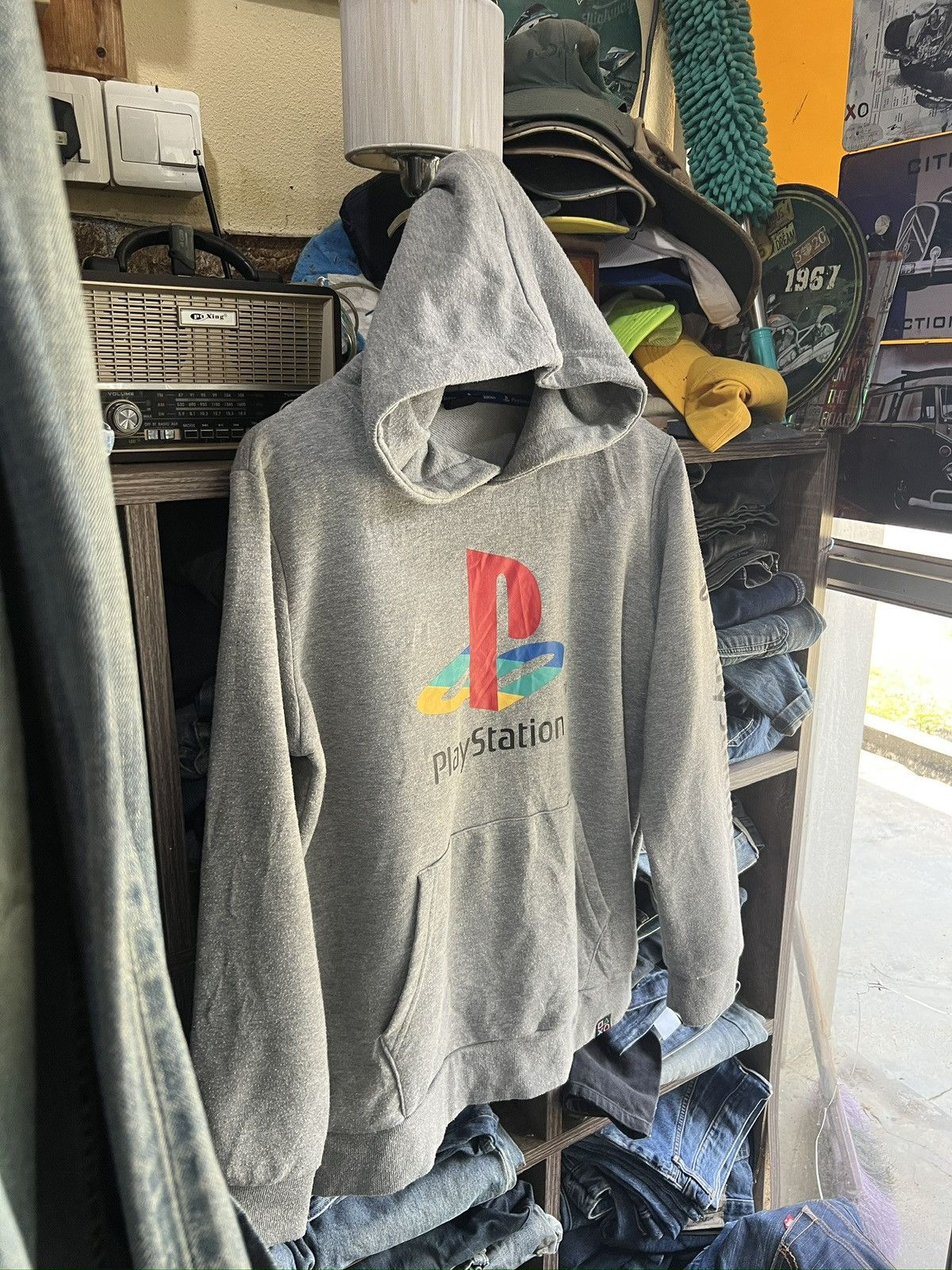 Playstation 🔥Sony PlayStation Drawstring Hoodie Size US S / EU 44-46 / 1 - 3 Thumbnail