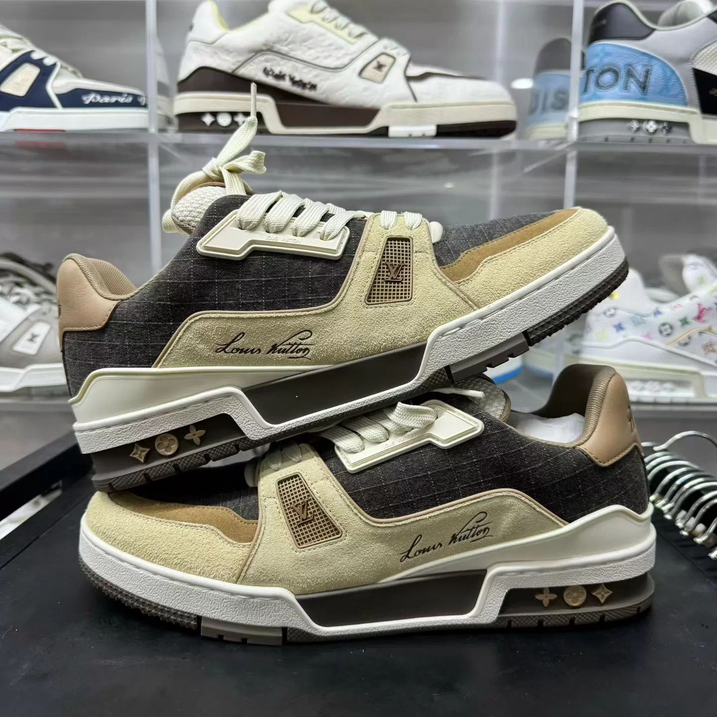 Louis Vuitton Lv Trainer Chocolate Brown US8.5 EU42.5 Worn Once Size US 9.5 / EU 42-43 - 2 Thumbnail