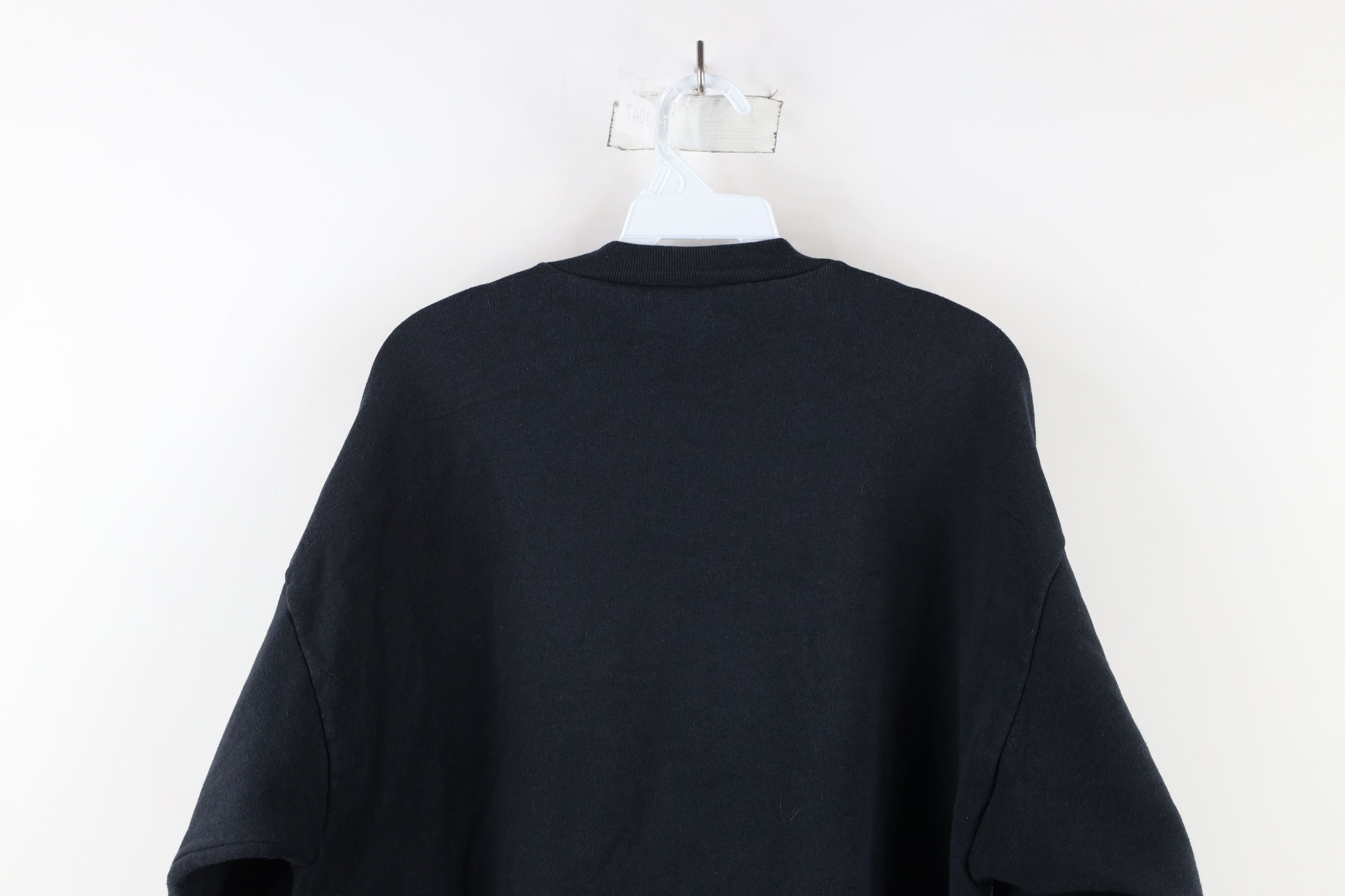 Vintage Vintage 90s Looney Tunes Out Taz Devil Sweatshirt Black USA Size US L / EU 52-54 / 3 - 8 Thumbnail