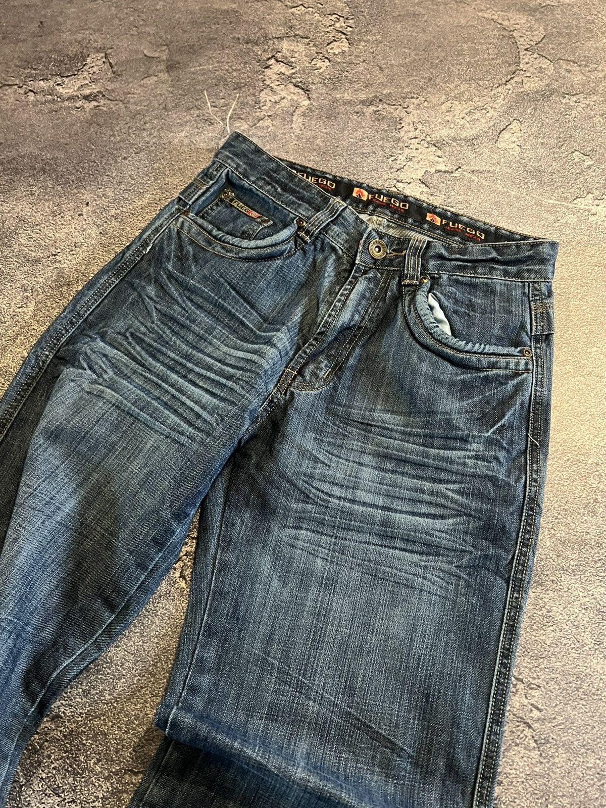 Vintage Hysteric Glamour Style / Vintage Washed Faded Baggy / Y2K Size US 29 - 8 Thumbnail