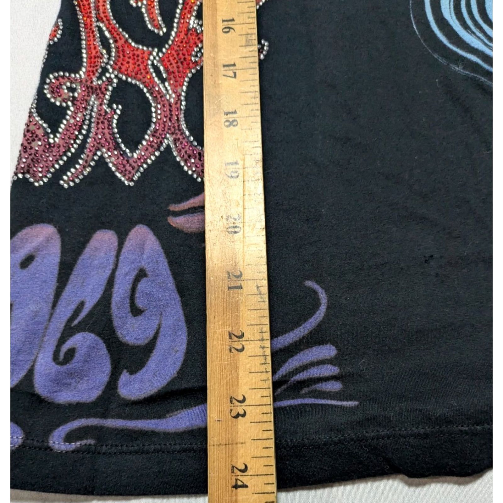 Velvet Velvet Rose Embellished T-Shirt - Women Medium Black Size M / US 6-8 / IT 42-44 - 7 Thumbnail