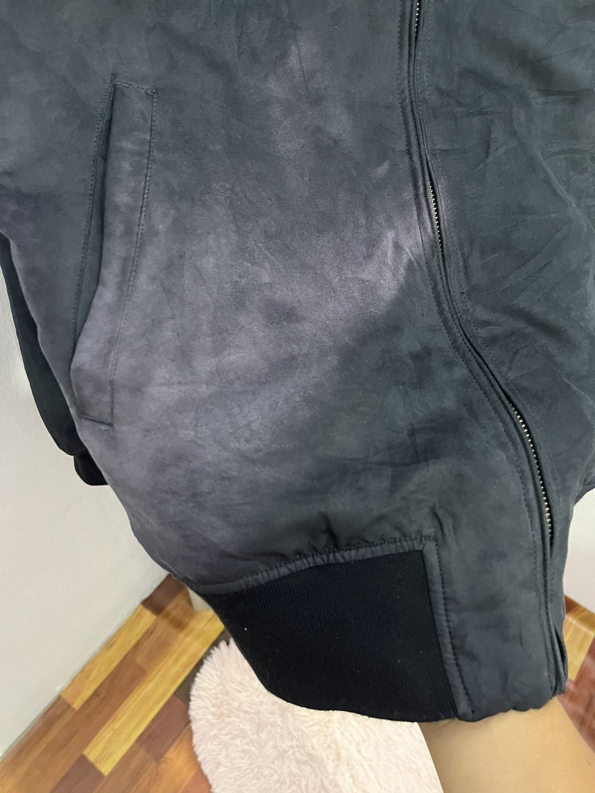 Uniqlo Uniqlo MA-1 Bomber Jacket Black Minimal Fade Size US M / EU 48-50 / 2 - 5 Thumbnail