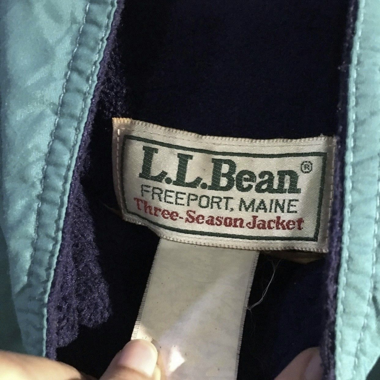L.L. Bean Vintage 90s L.L. Bean Fleece-Lined Bomber Size US S / EU 44-46 / 1 - 4 Thumbnail