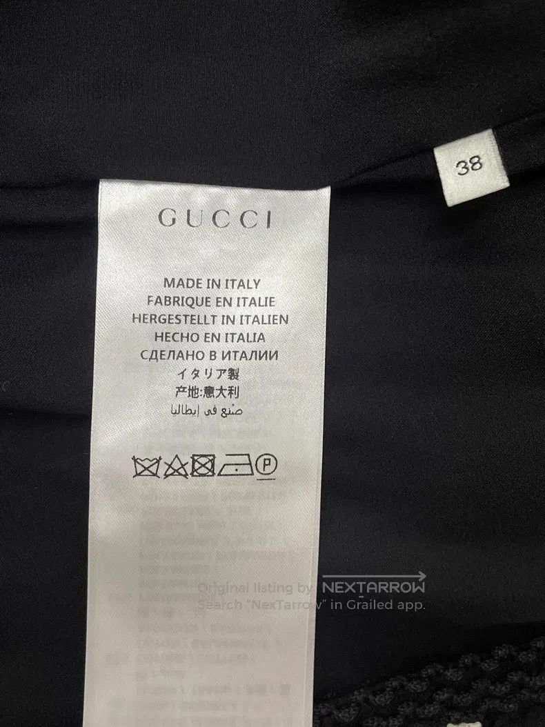 Gucci Gucci Black and white colour matching gold buckle full log Size S / US 4 / IT 40 - 5 Thumbnail