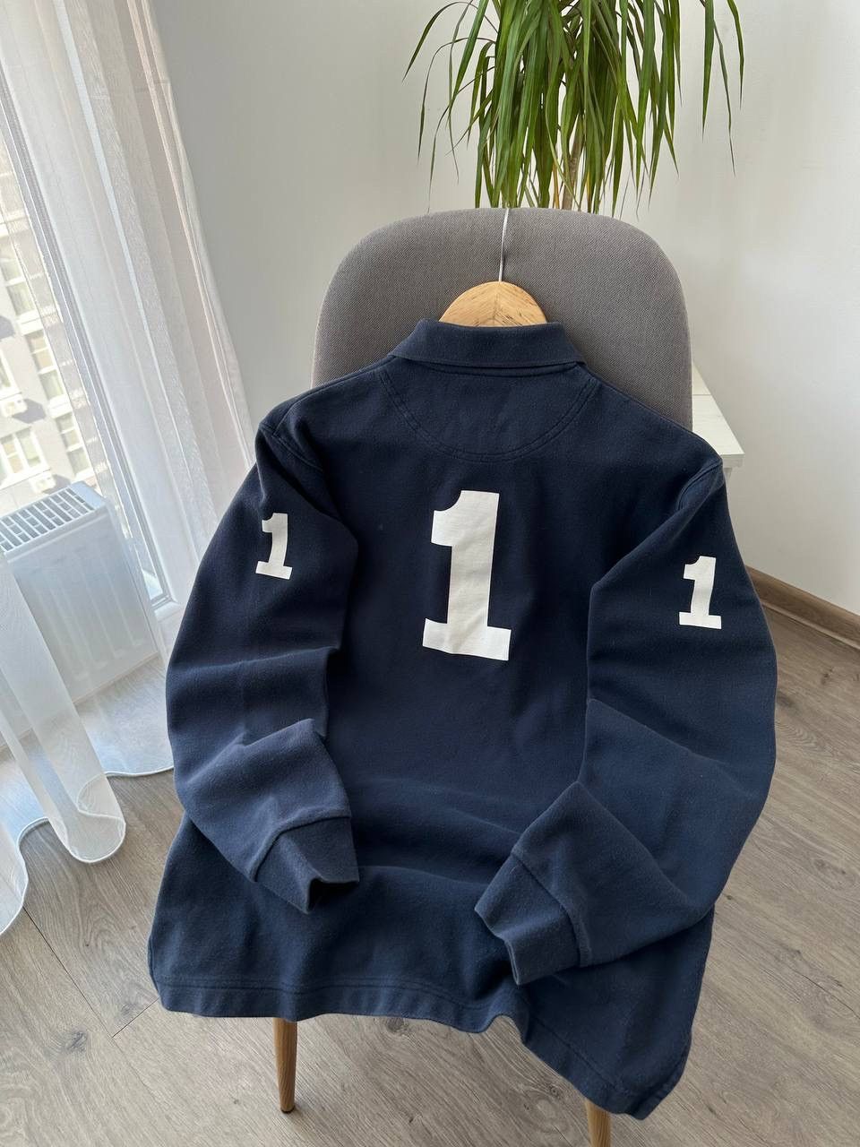 Hackett × Vintage Vintage Hackett 1 Blue Big Logo Rugby Sweatshirt Size US S / EU 44-46 / 1 - 3 Thumbnail
