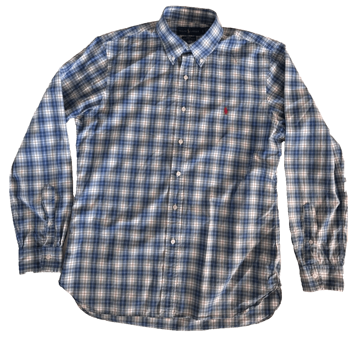 Polo Ralph Lauren Polo Ralph Lauren Shirt Mens L Red Blue Plaid Slim Button Size US L / EU 52-54 / 3 - 2 Thumbnail