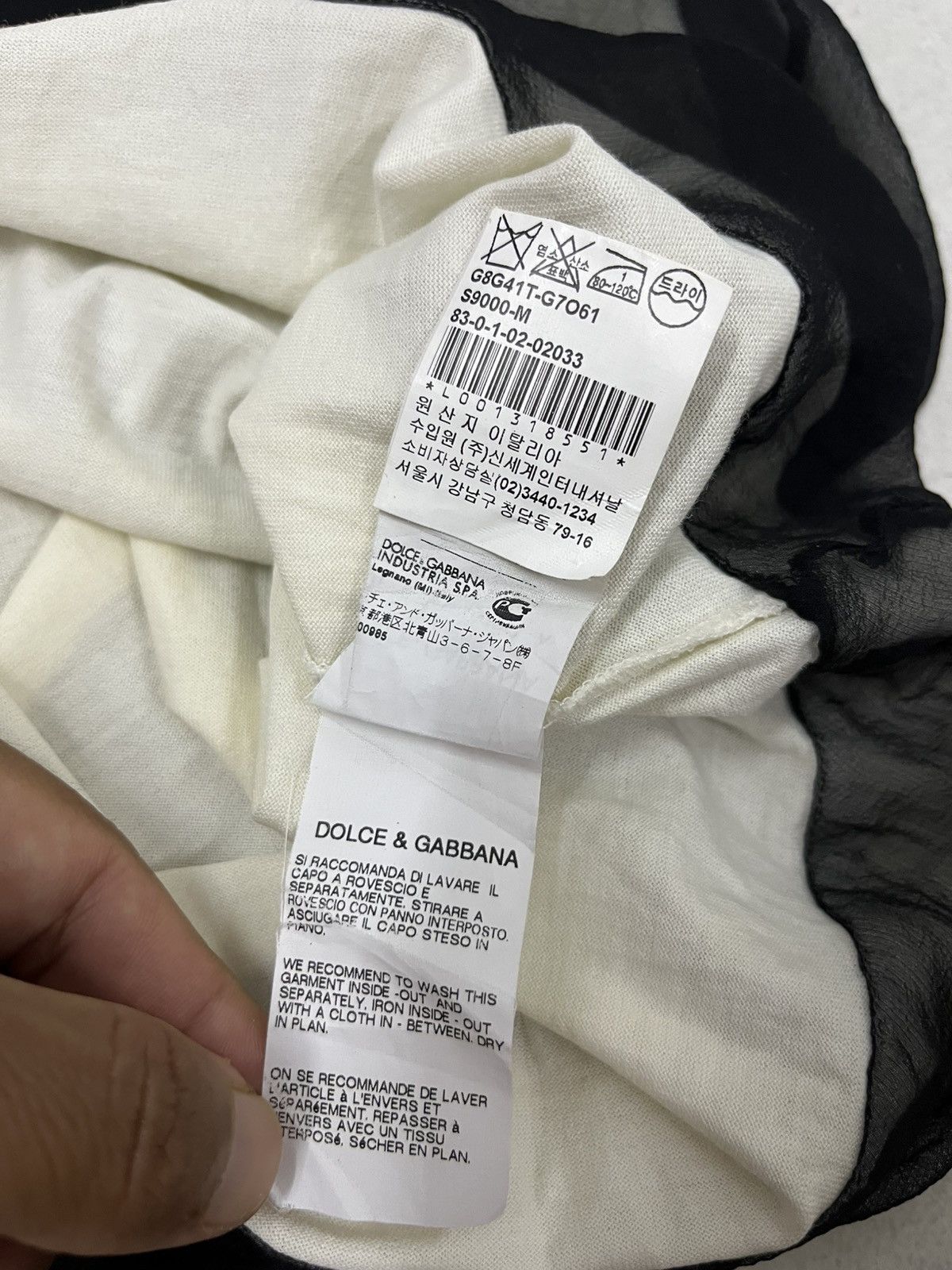 Dolce & Gabbana Double Layered Tee Size US M / EU 48-50 / 2 - 5 Thumbnail