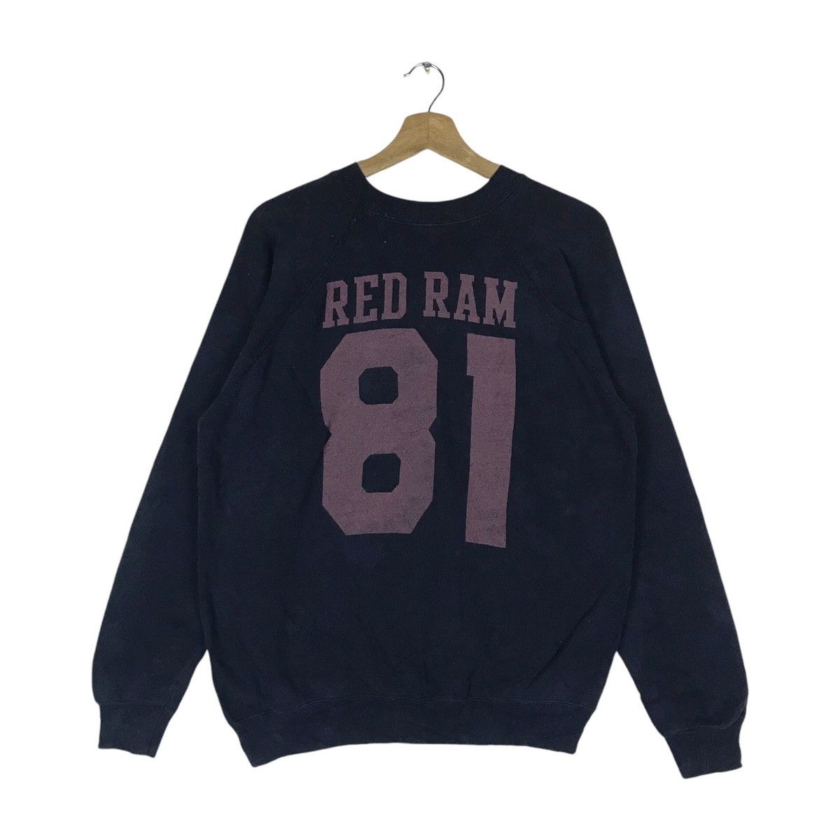 Hanes Vintage Hanes Sport Red Ram Pullover Jumper Sweatshirt Size US L / EU 52-54 / 3 - 1 Thumbnail