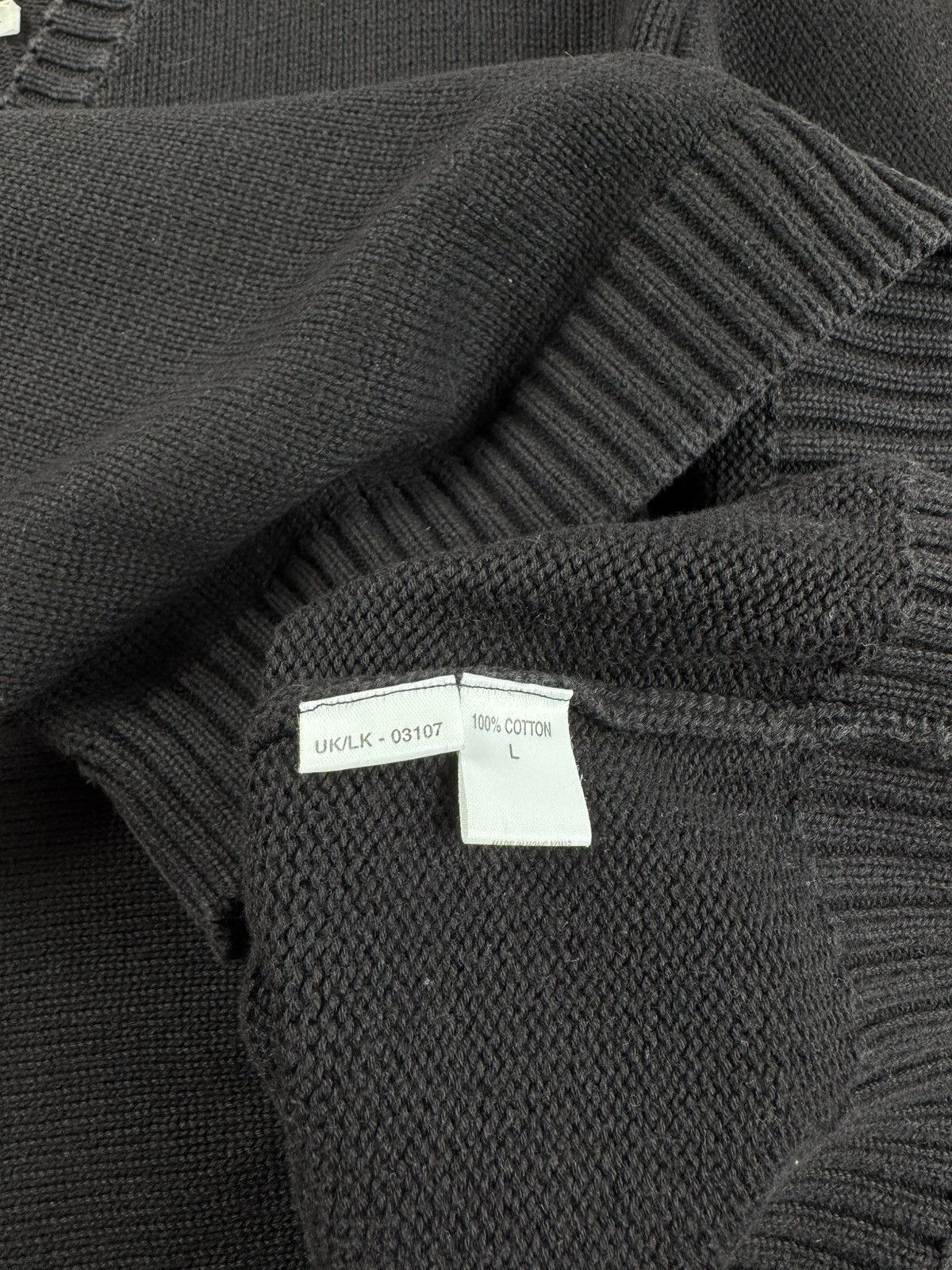 Yves Saint Laurent 90s Yves Saint Laurent YSL Knit V-Neck Sweatshirt Sweater Size US L / EU 52-54 / 3 - 10 Thumbnail