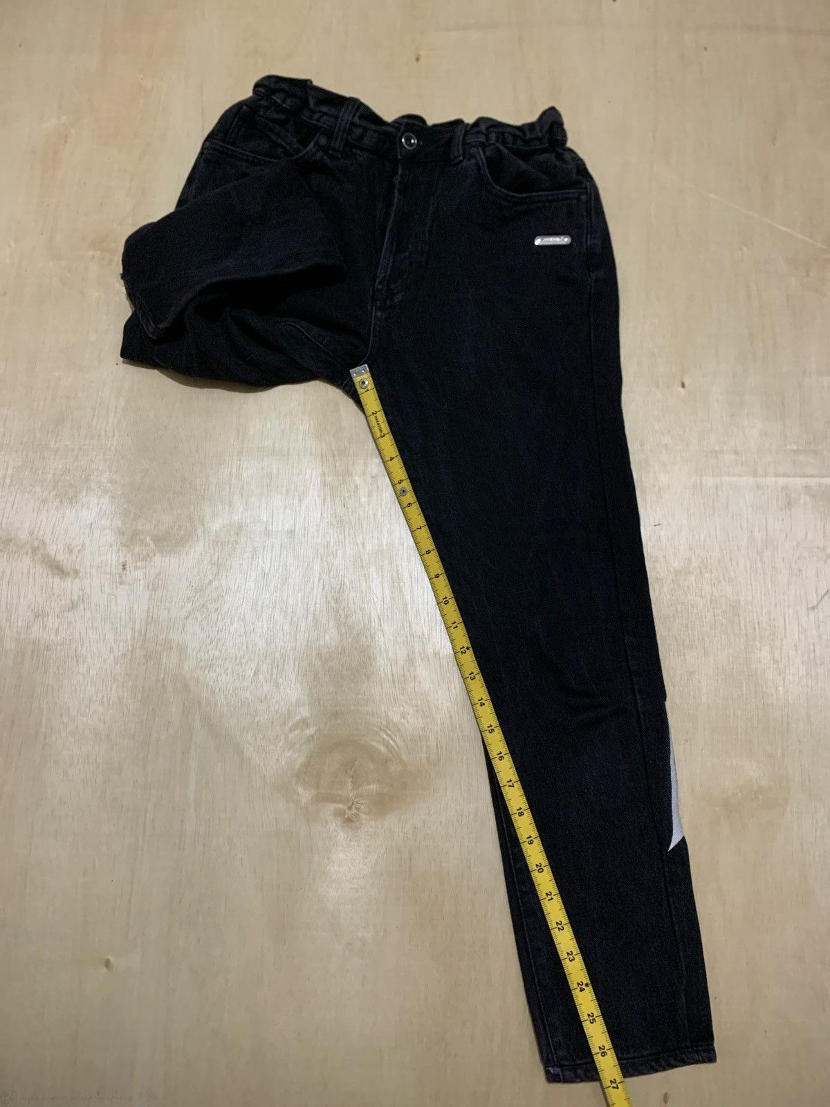 Off-White Off-White Black Denim Size US 31 - 21 Thumbnail