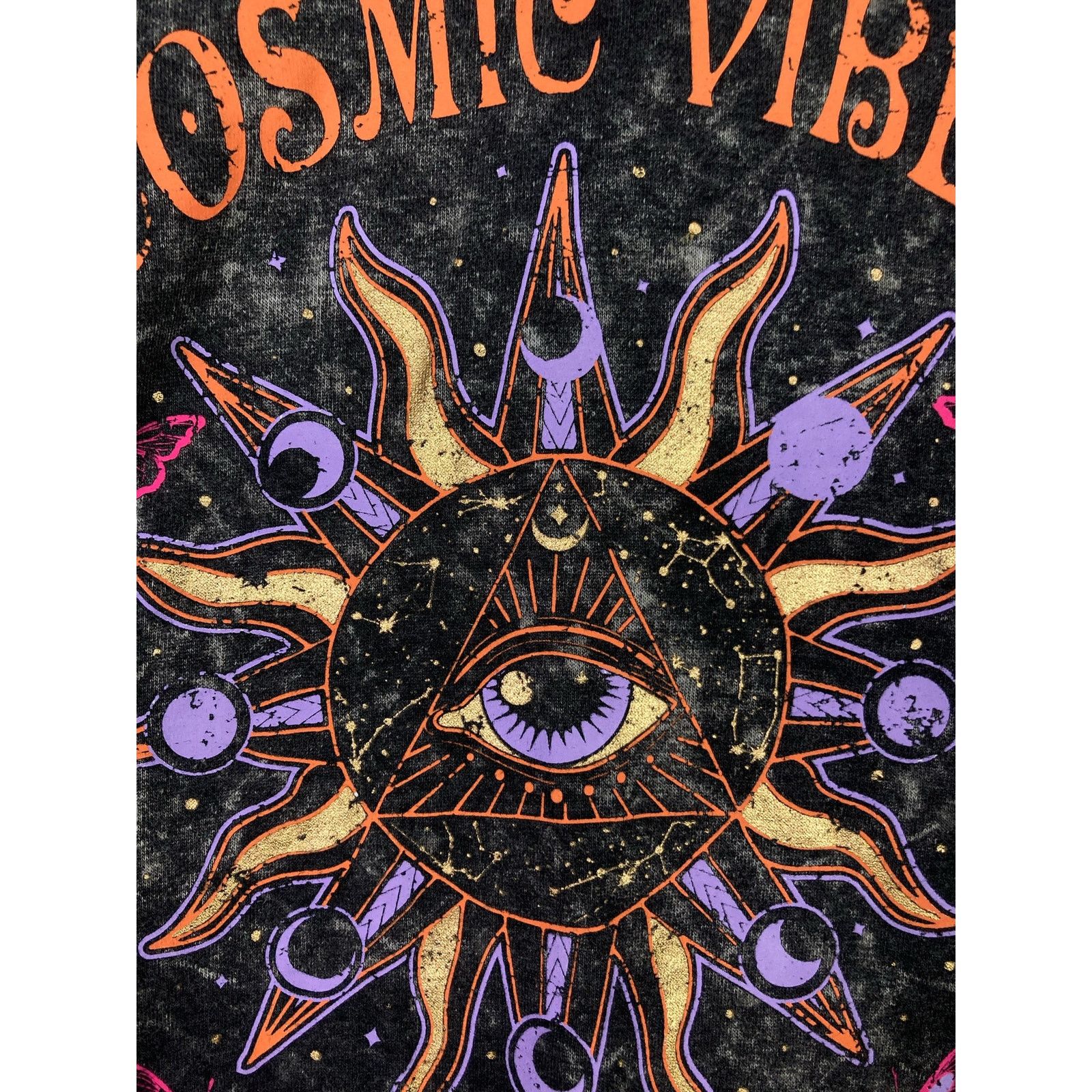 Other Cosmic Vibes Pullover Women's M Gray Sweater Shirt Casual Size M / US 6-8 / IT 42-44 - 7 Thumbnail