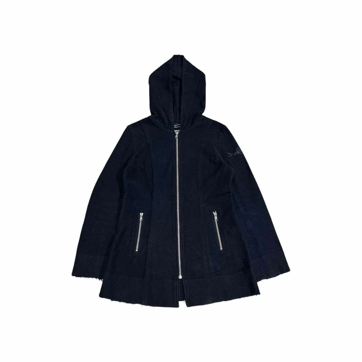 If Six Was Nine × Japanese Brand × Le Grande Bleu (L.G.B.) 🔥Y2K Archived Royal Order Frayed Zip Up Hoodie GothPunk Size US M / EU 48-50 / 2 - 7 Thumbnail