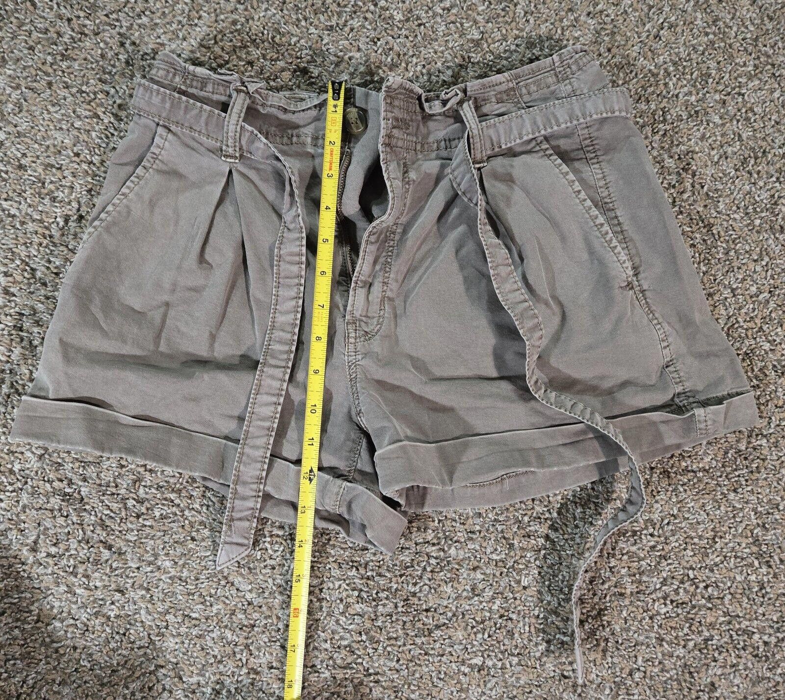 Designer American Eagle Super Stretch Size 6 Shorts With Belt Size 28" / US 6 / IT 42 - 8 Thumbnail
