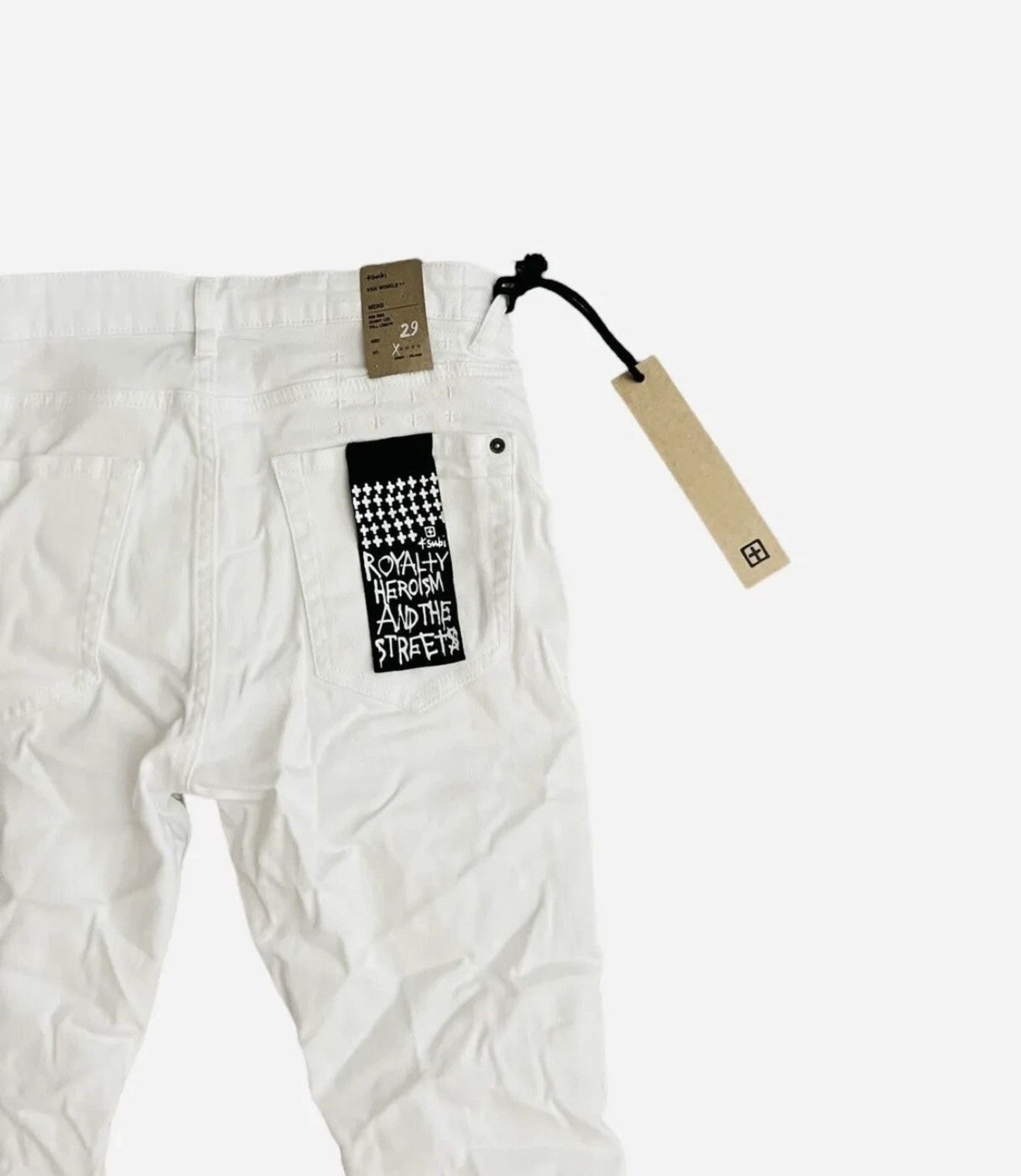 Ksubi Ksubi Jeans Mens Van Winkle Skinny Leg White Size 29/32 Size US 29 - 5 Thumbnail