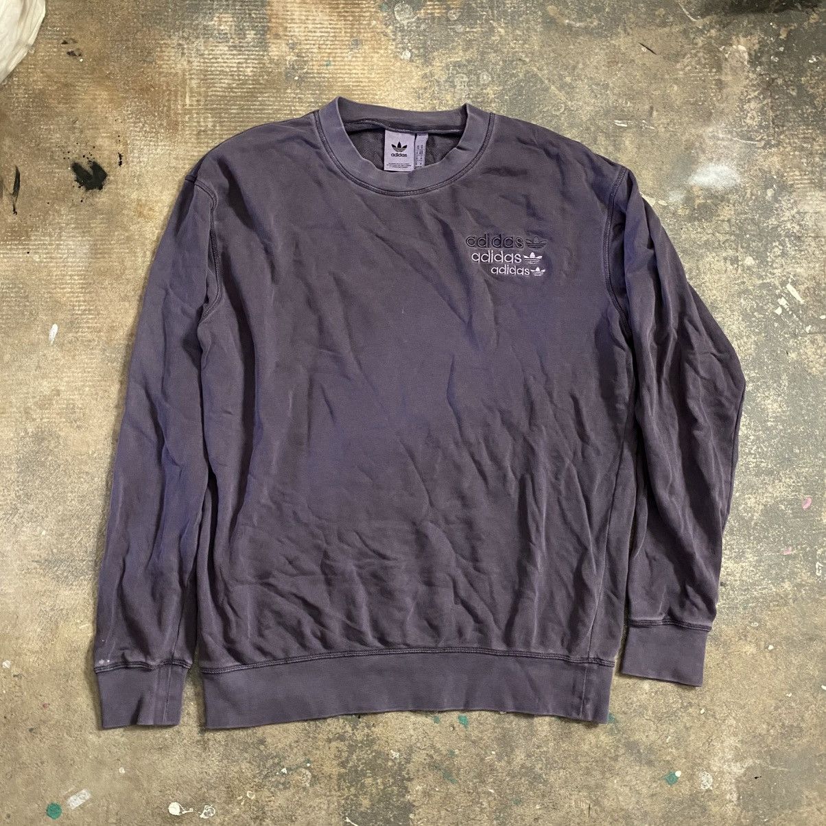 Adidas Adidas Purple Sweatshirt Size M Size US M / EU 48-50 / 2 - 4 Thumbnail