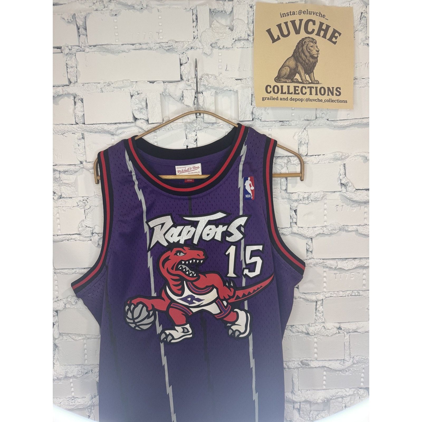 Mitchell & Ness Toronto Raptors Jersey XL NBA Basketball Vince Carter Retro Size US XL / EU 56 / 4 - 1 Thumbnail