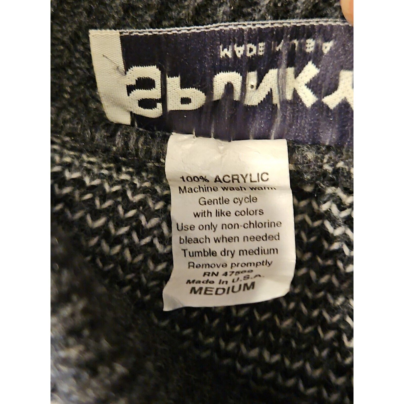 Vintage Vtg Ski Sweater Mens Sz M Gray Fair Isle Snowflake Spunky Ac Size US XL / EU 56 / 4 - 10 Thumbnail